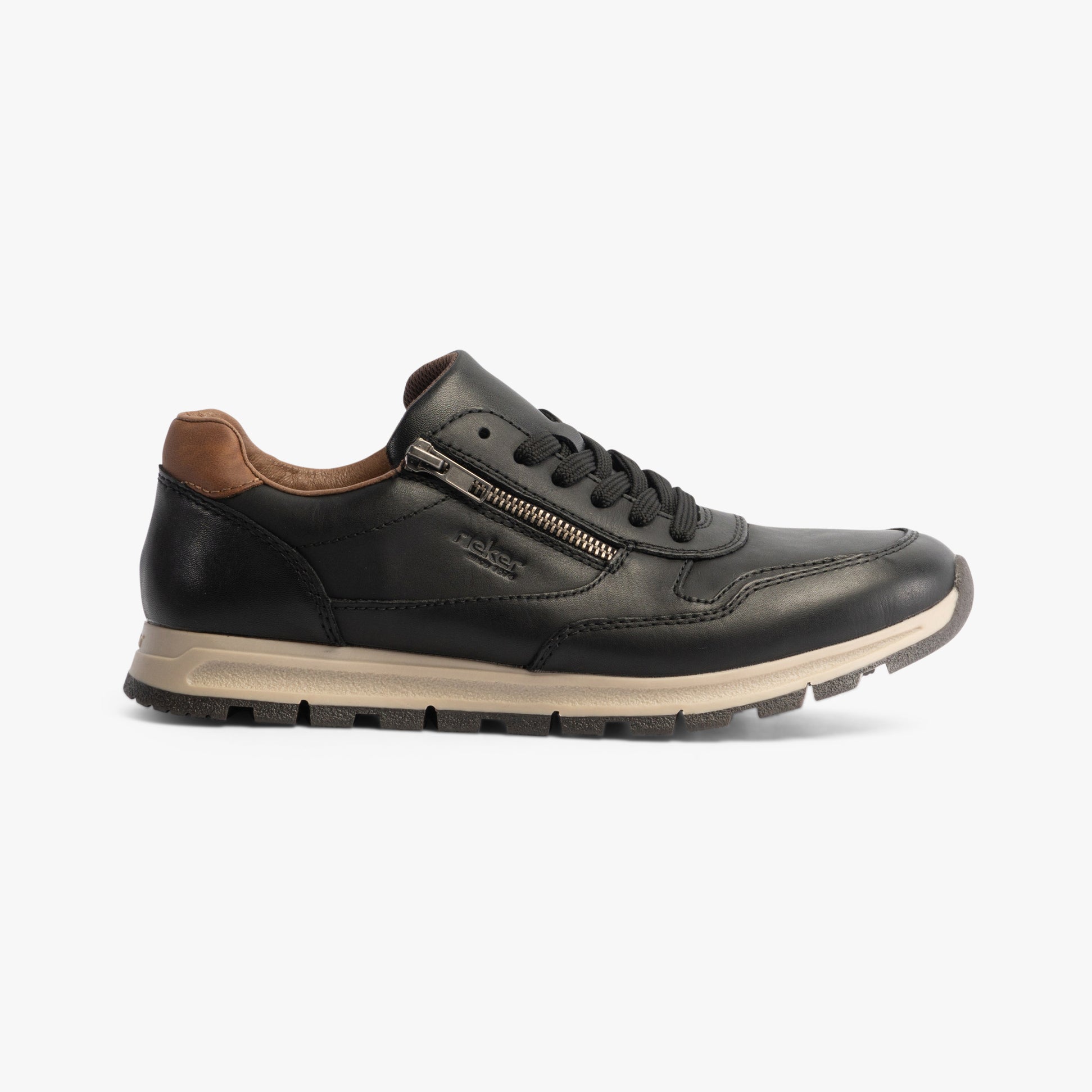 Rieker B0504-00 Mens Shoes Black