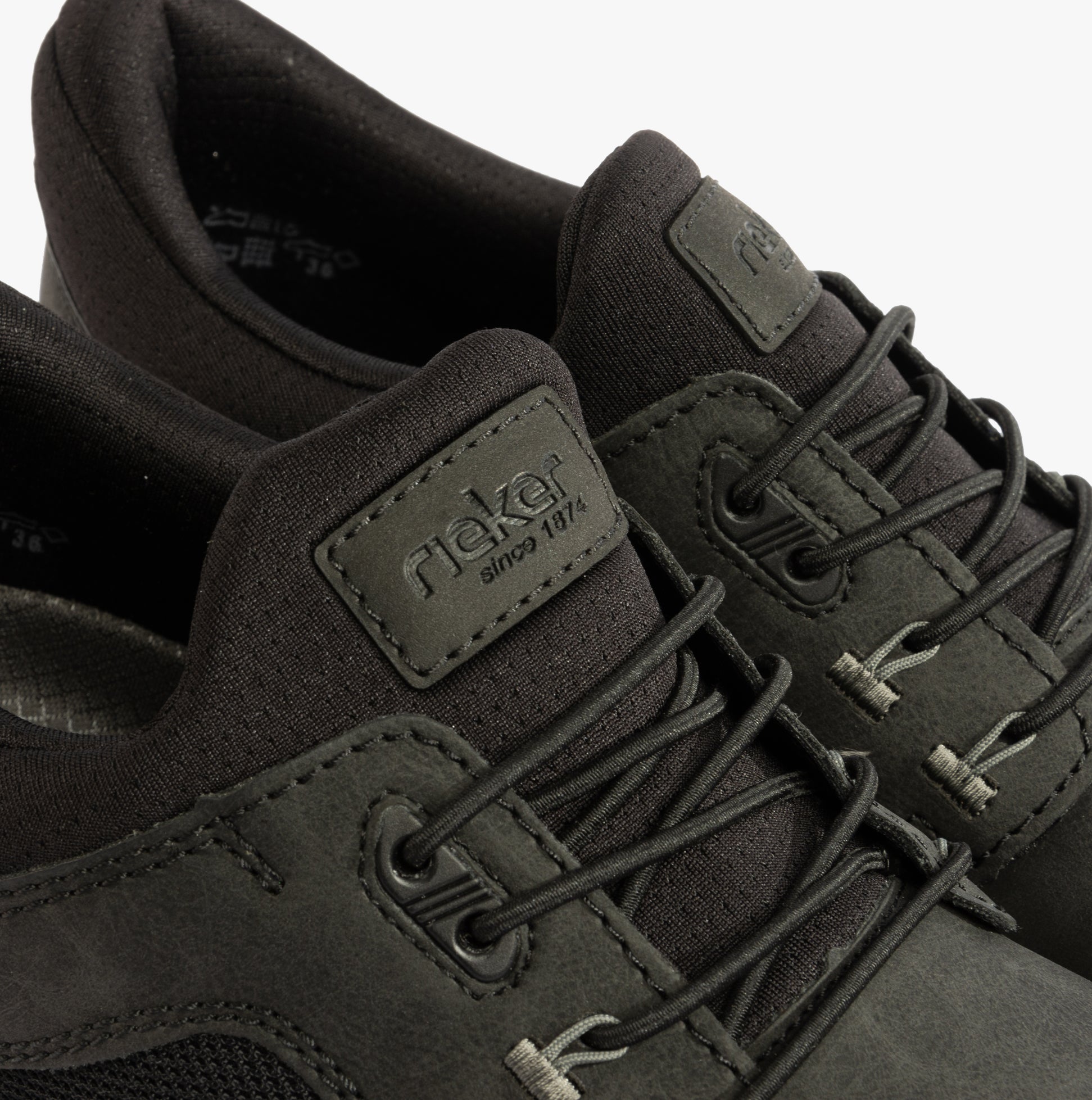 Rieker B1053-00 Mens Shoes Black