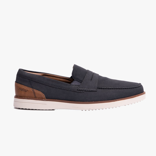 Rieker B2350 Mens Loafers Blue