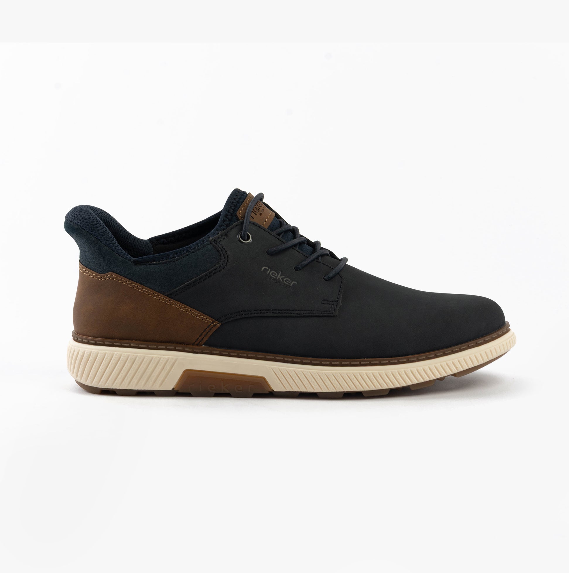 Rieker B3357-14 Mens Shoes Blue