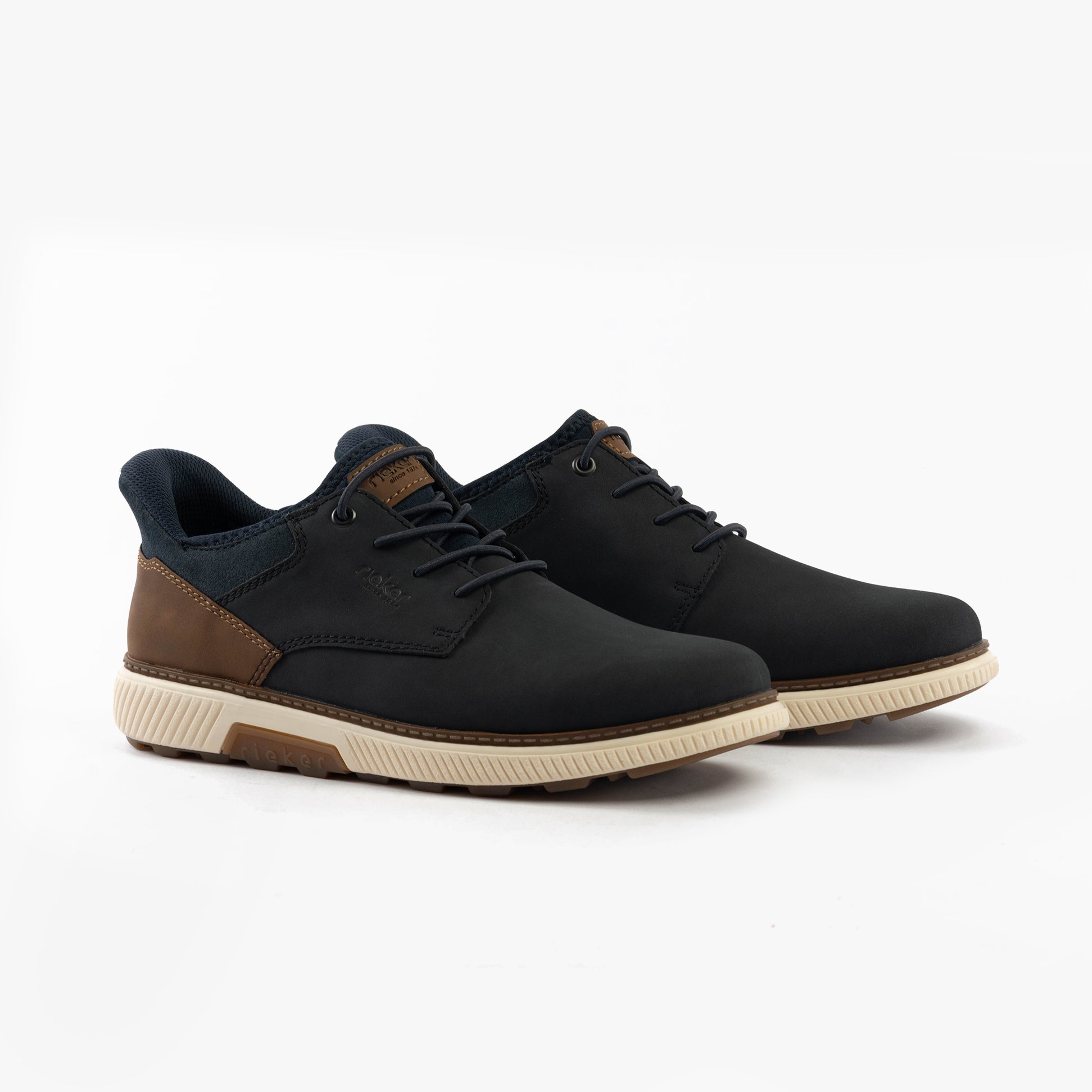 Rieker B3357-14 Mens Shoes Blue