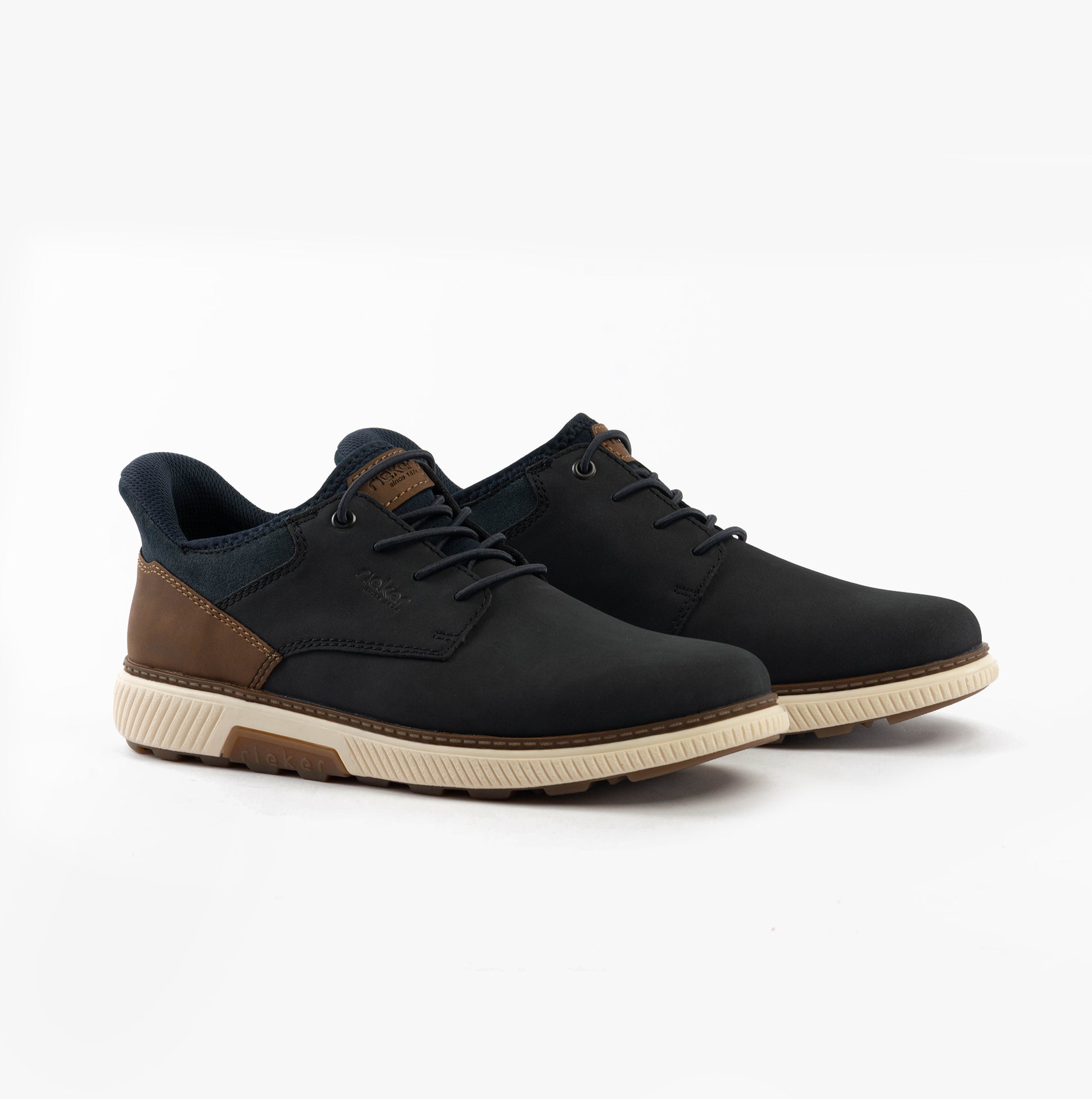 Rieker B3357-14 Mens Shoes Blue