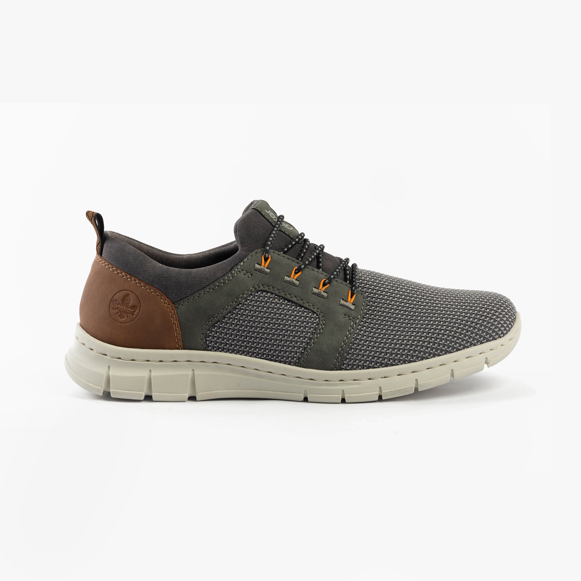 Rieker B7796-42 Mens Trainers Grey
