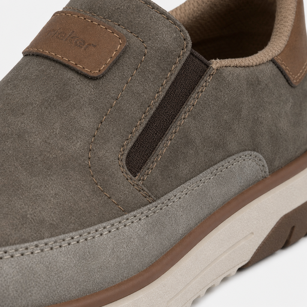 Rieker B9350 Mens Comfort Trainers Brown