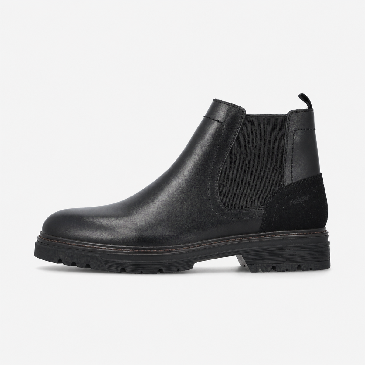 Rieker F2750 Mens Ankle Boots Black