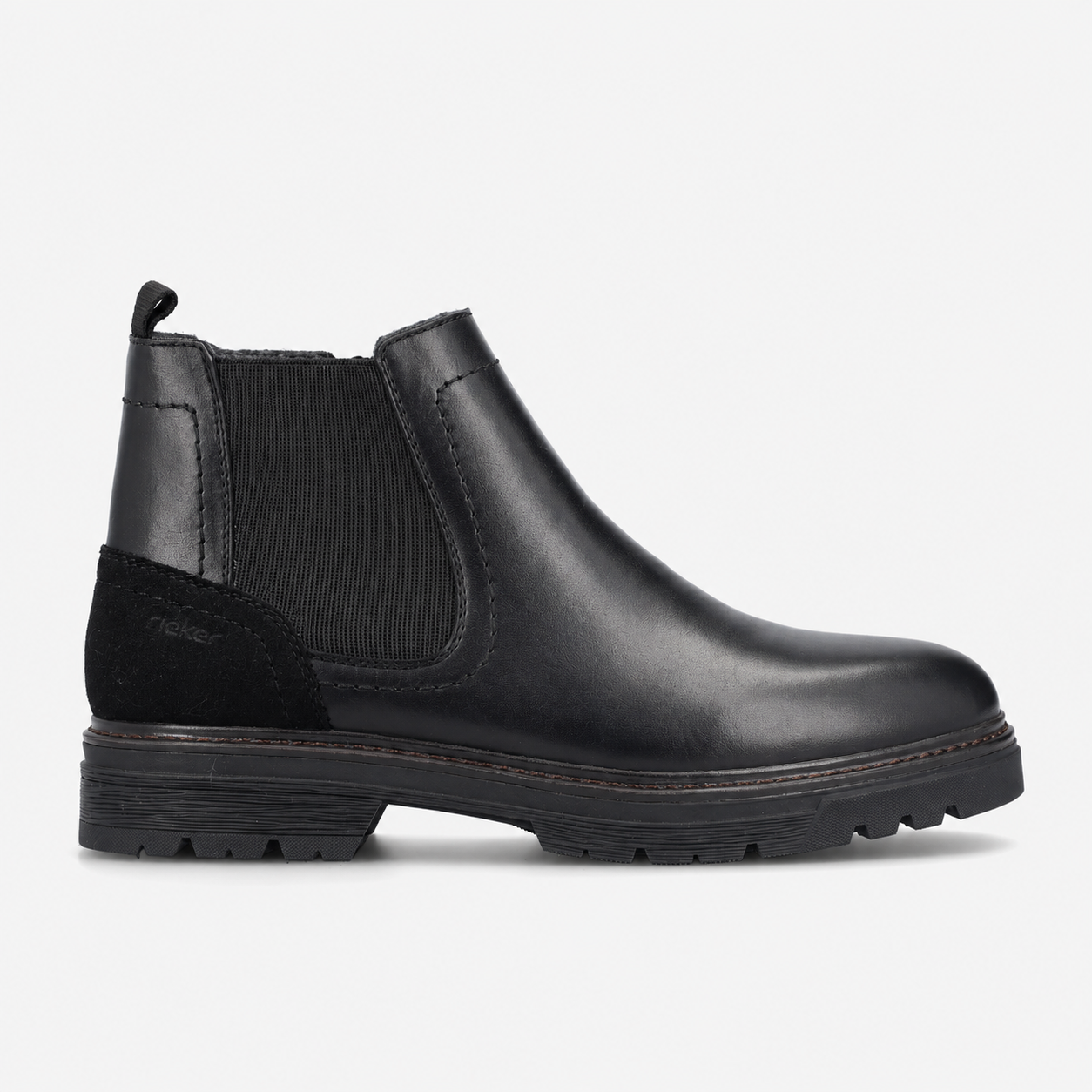 Rieker F2750 Mens Ankle Boots Black