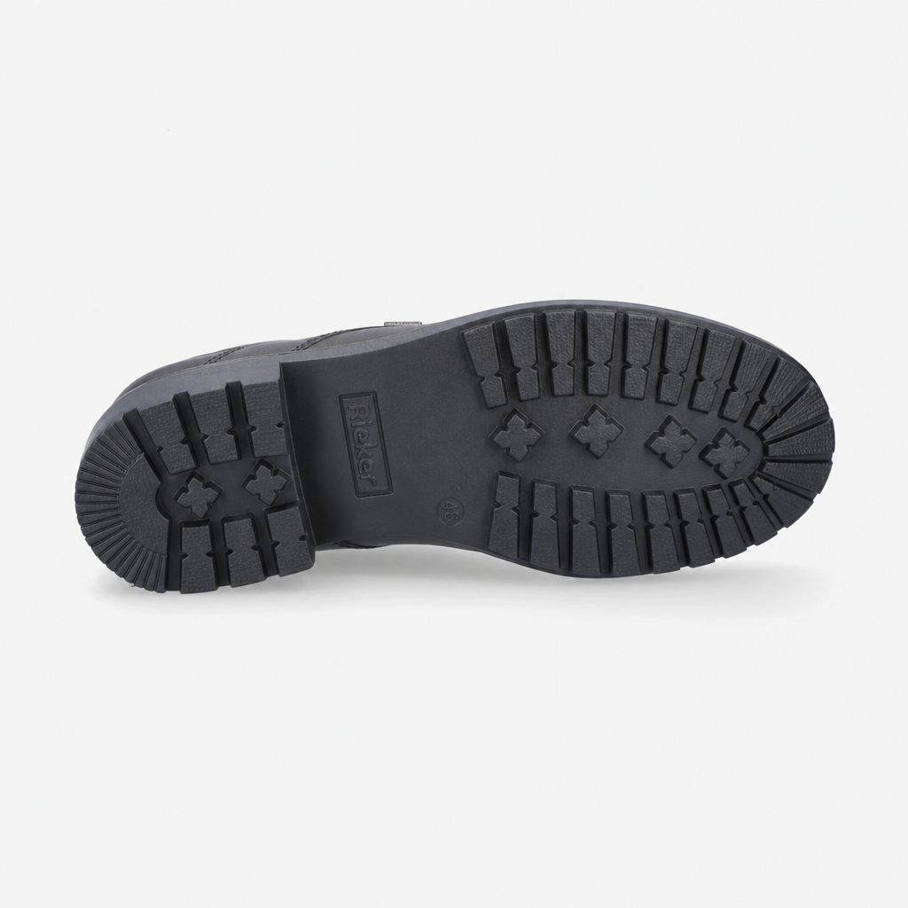 Rieker F4611 Mens Casual Shoes Black
