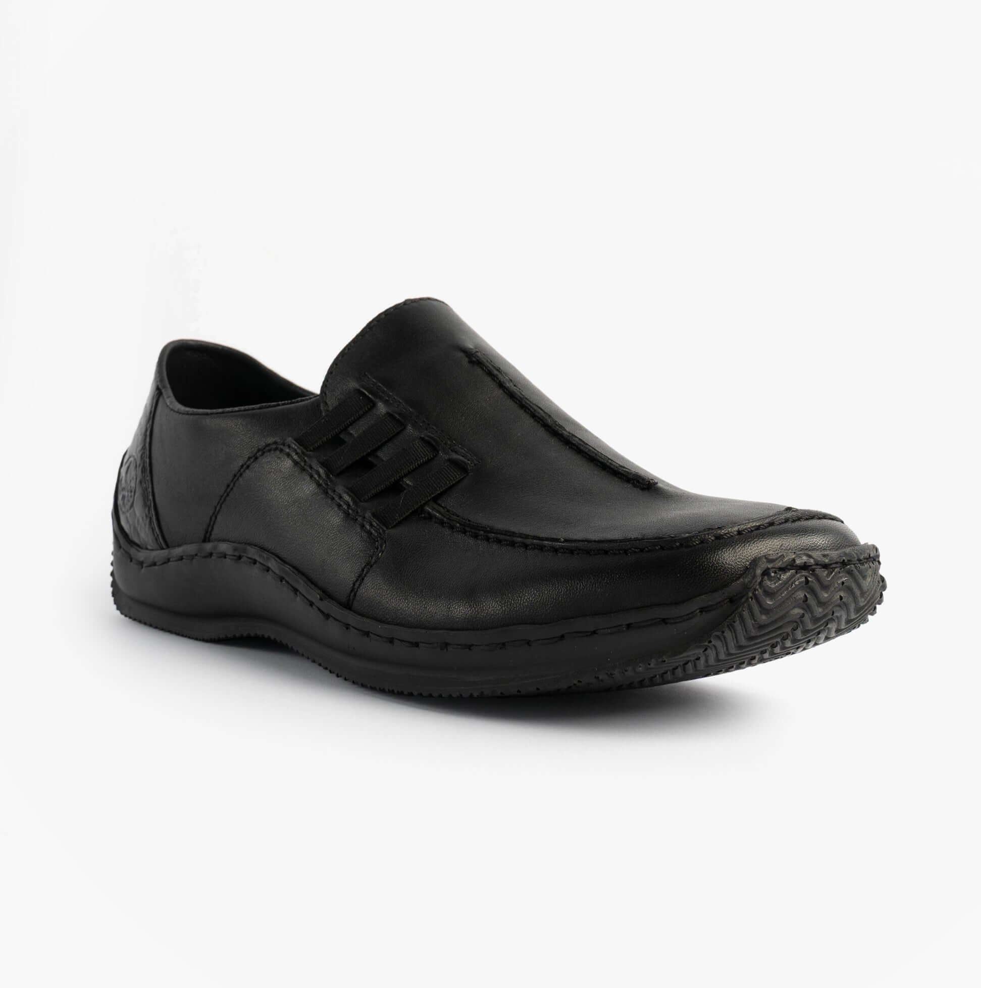 Rieker L1777-00 Celia Womens Slip-On Shoes Black