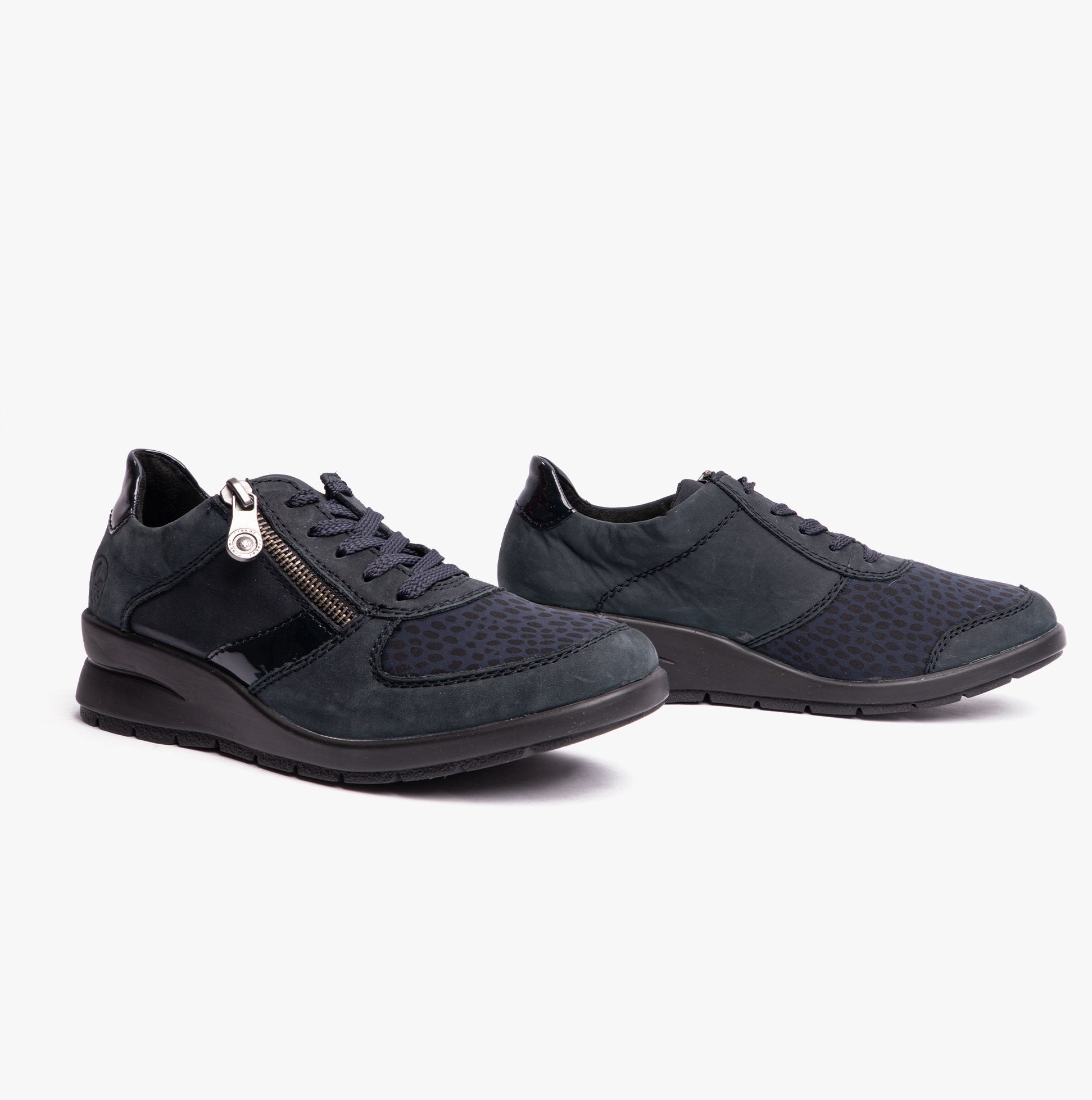 Rieker L4821-14 Womens Shoes Blue