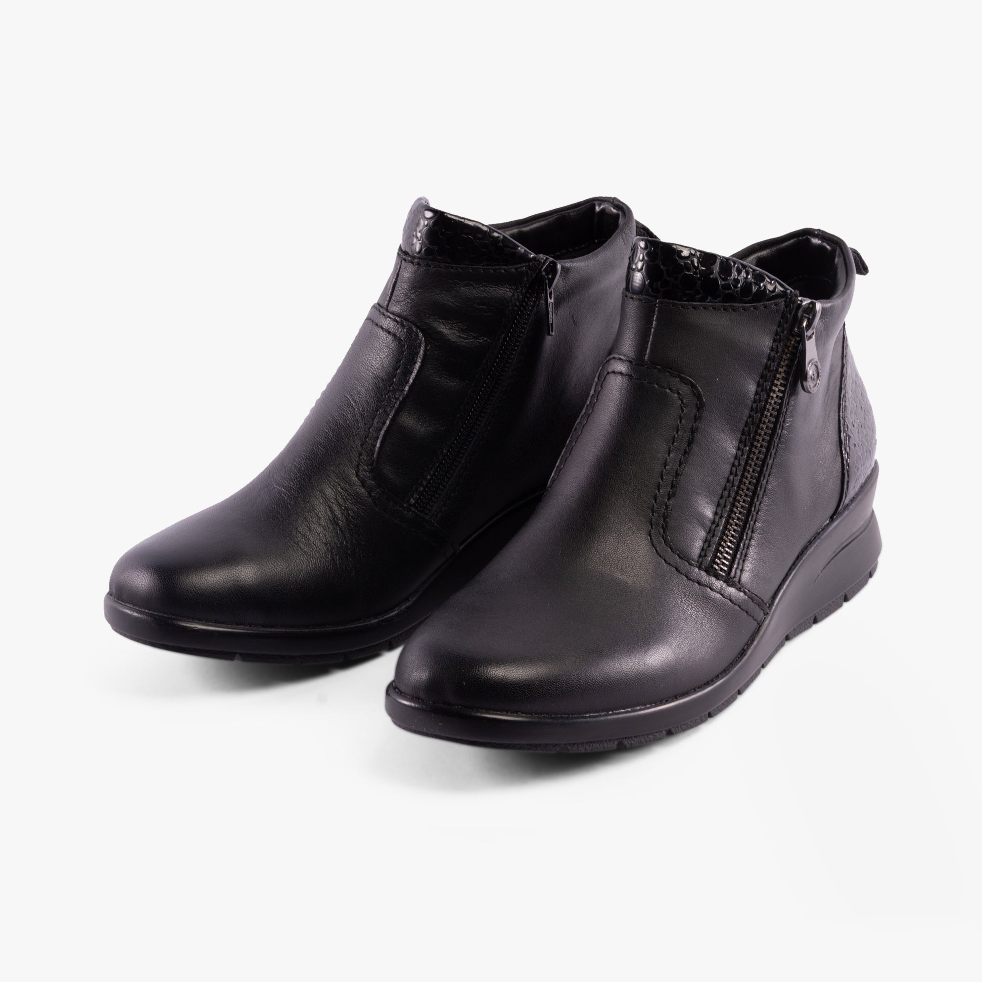 Rieker L4861-00 Womens Boots Black