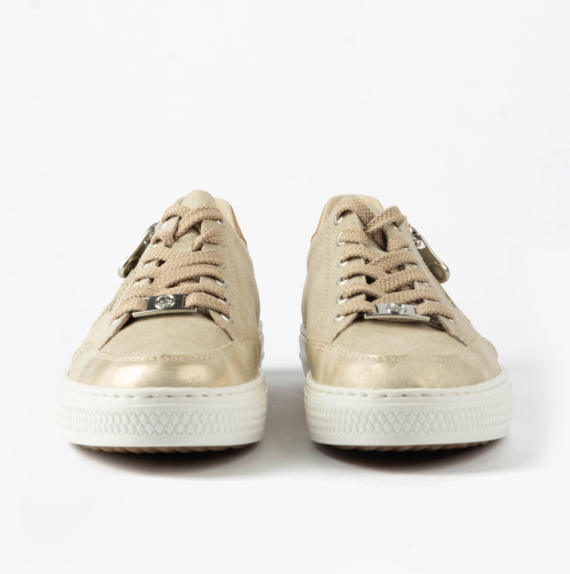 Rieker L5903-62 Womens Shoes Beige