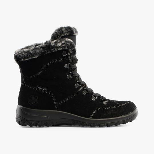 Rieker L7145 Womens Ankle Boots Black
