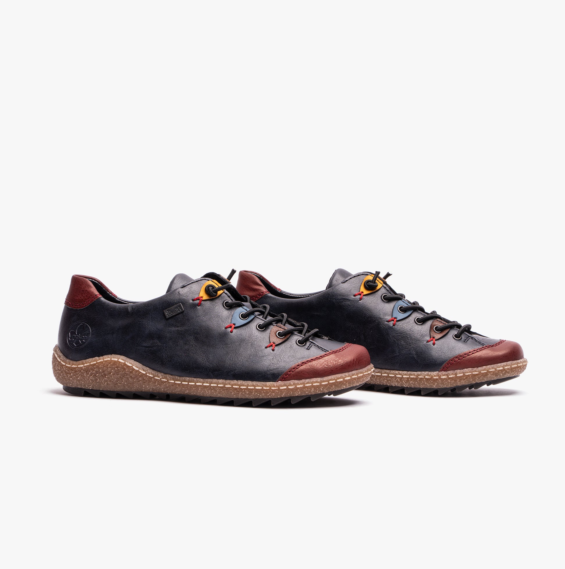 Rieker L7561-14 Womens Shoes Blue/Multi