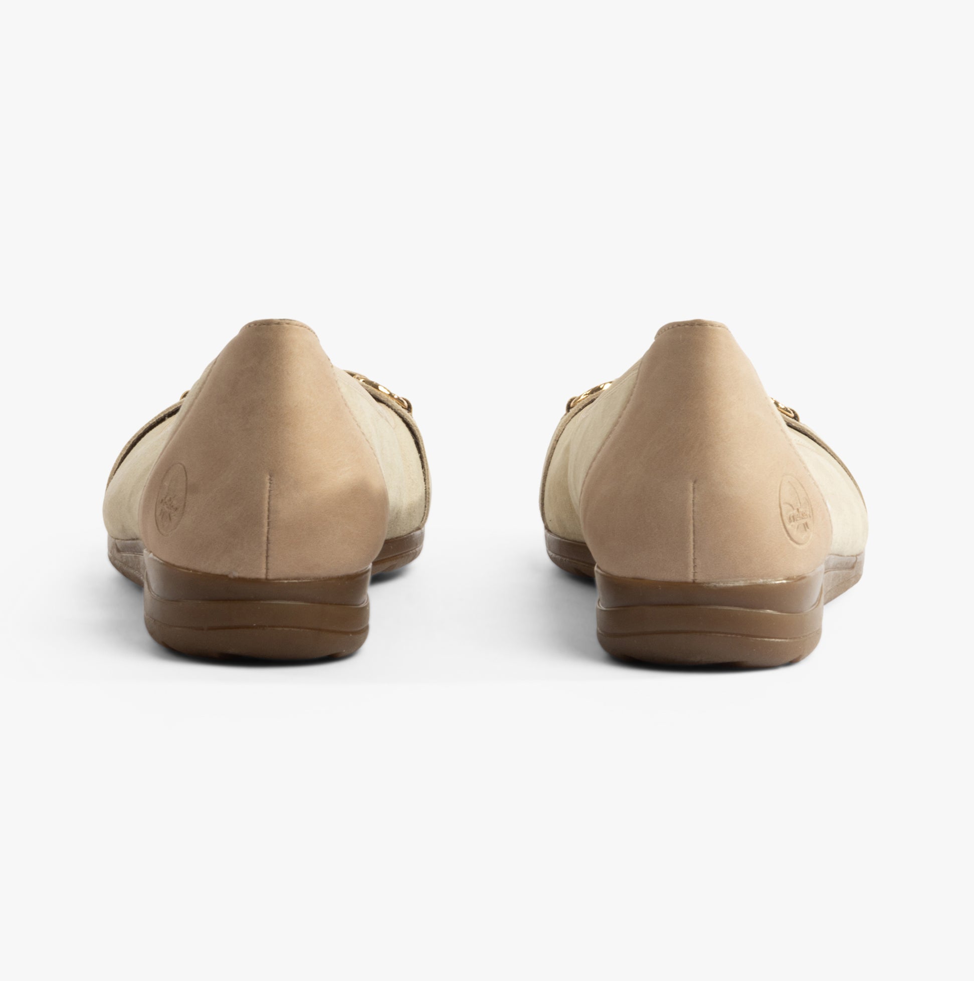 Rieker L9360-60 Womens Shoes Beige