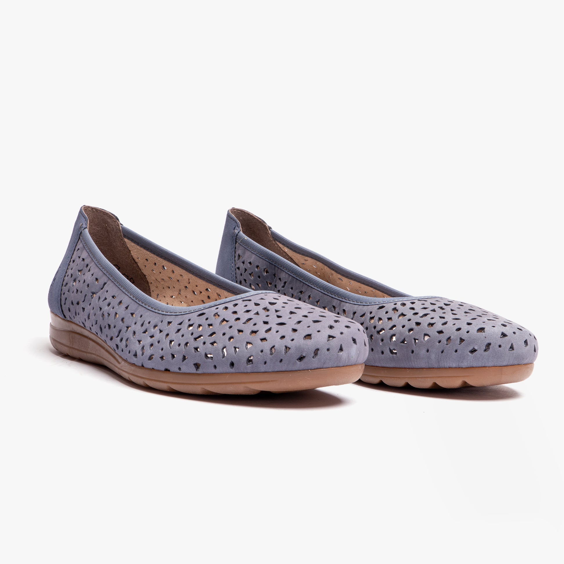Rieker L9365-14 Womens Shoes Blue