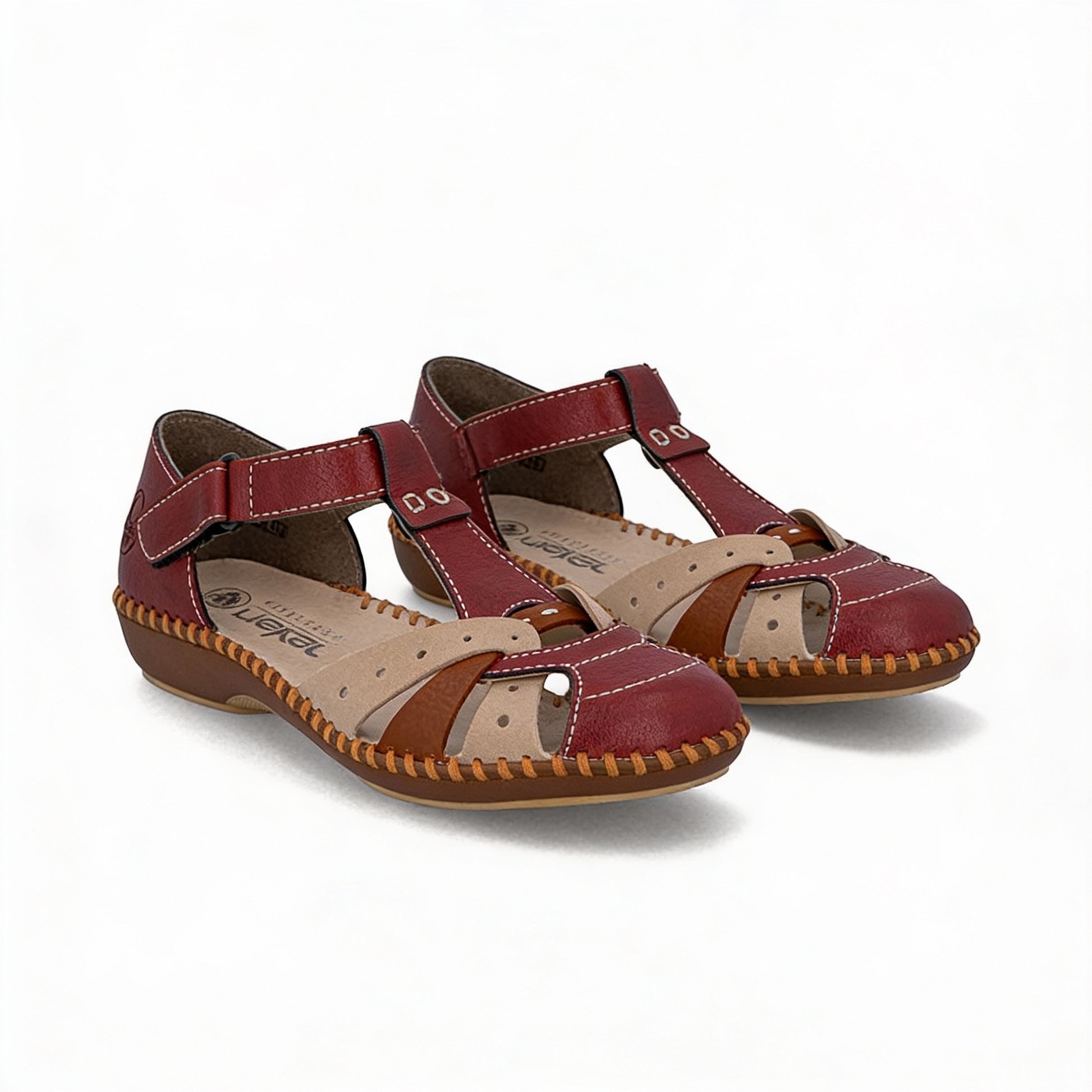 Rieker M1655-34 DESIDERIA Womens Gladiator Sandals Red
