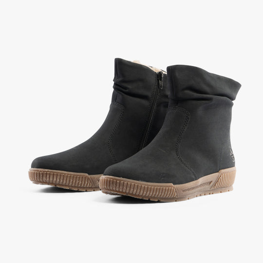 Rieker N0760 Womens Ankle Boots Blue