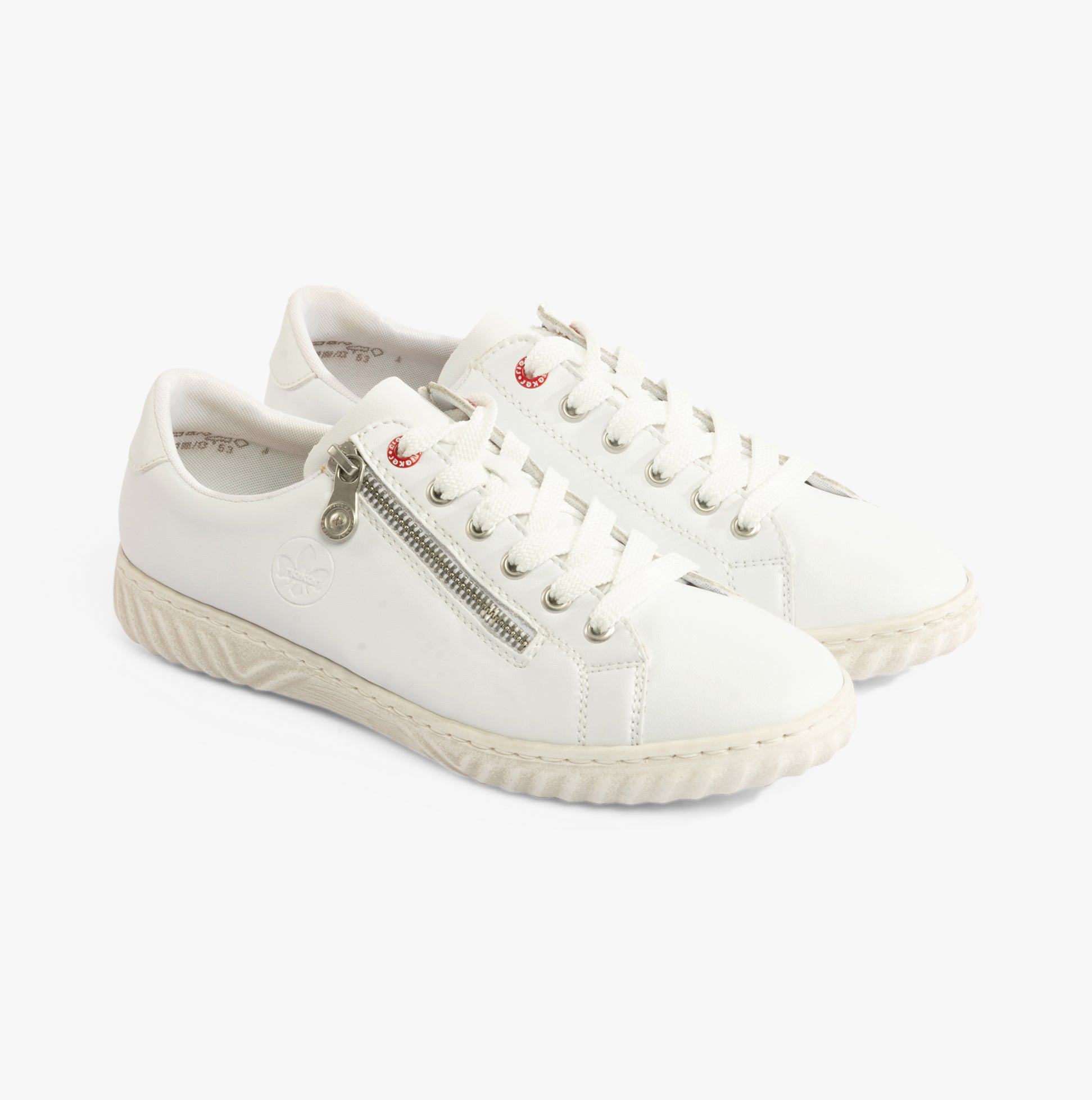 Rieker N0900-81 Womens Shoes White