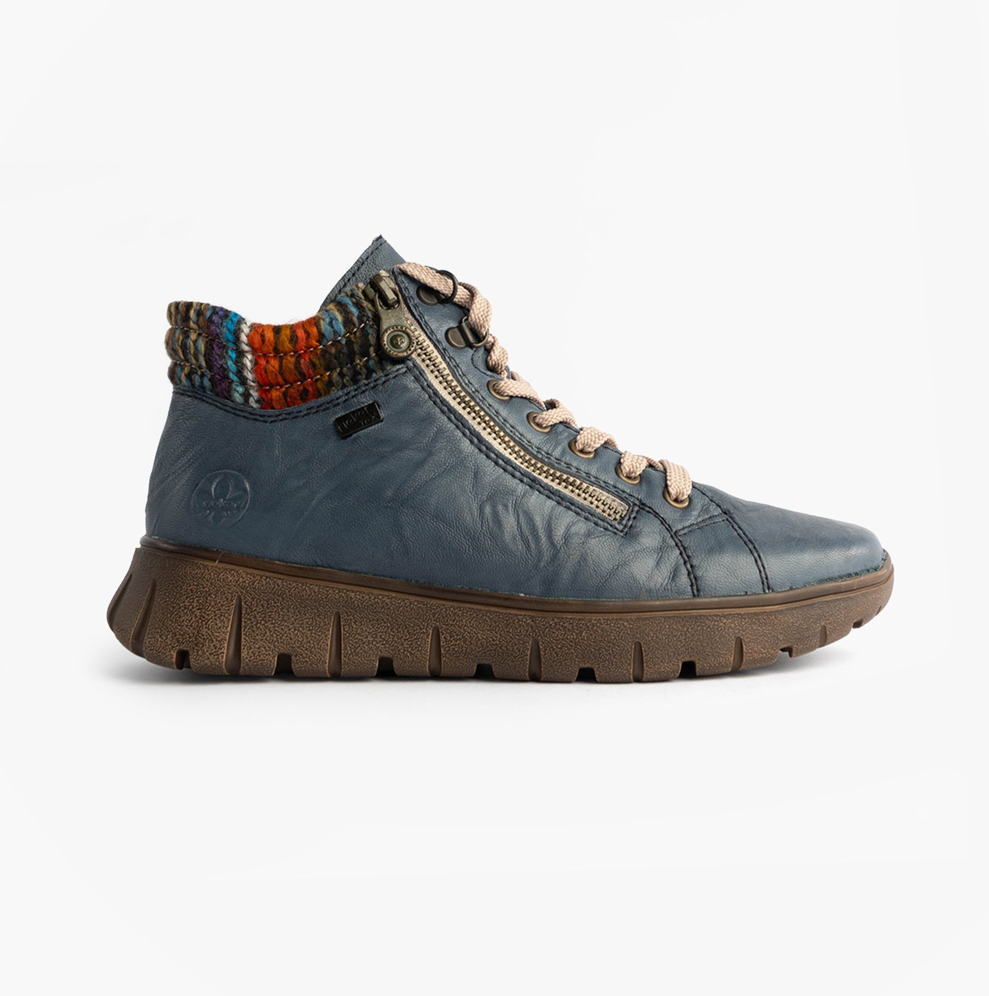 Rieker N1305-14 Womens Boots Blue