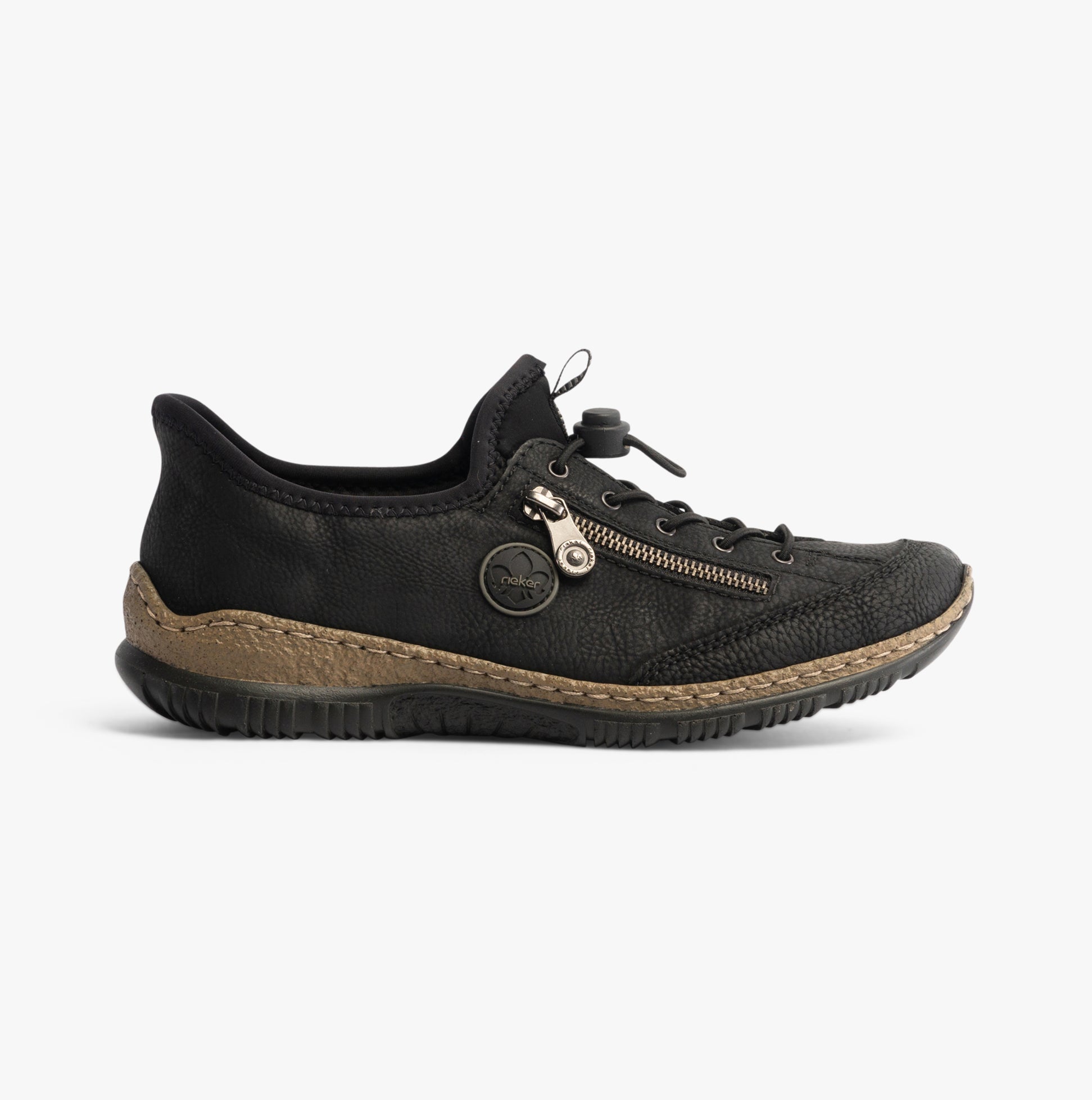 Rieker N3267-01 Womens Shoes Black