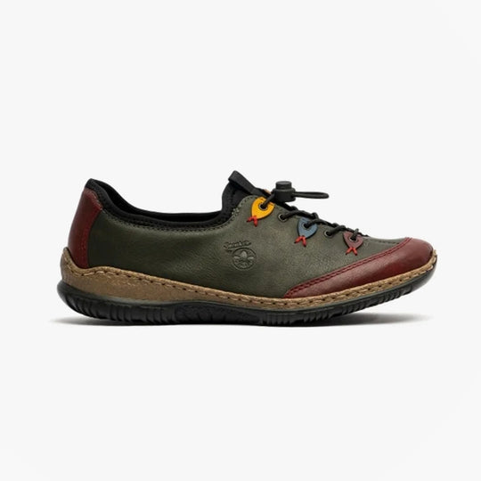 Rieker N3271 Womens Slip-On Shoes Multi