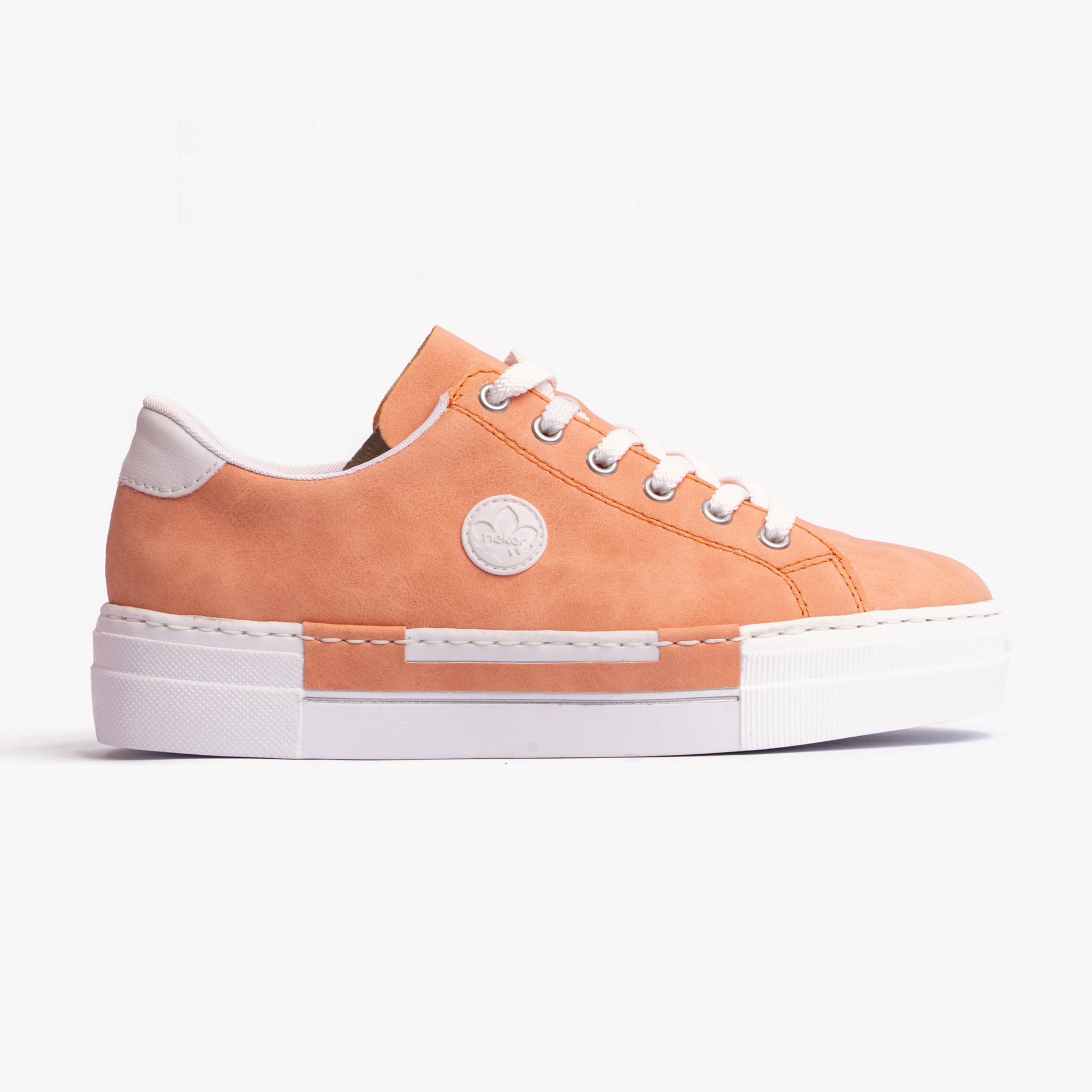 Rieker N49W1-38 Womens Shoes Orange