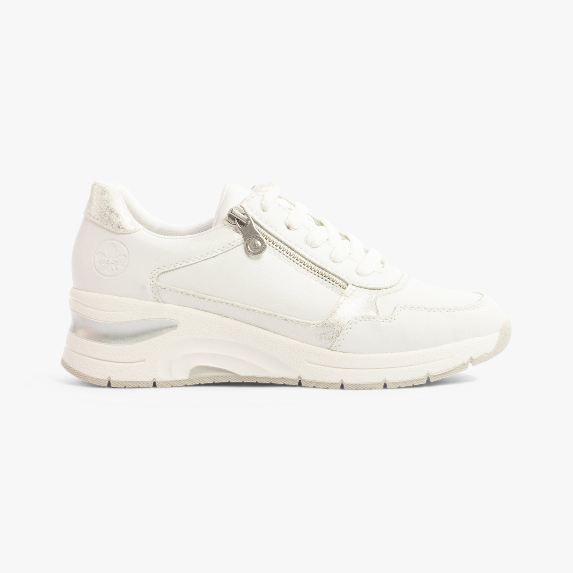 Rieker N9301-80 Womens Shoes White