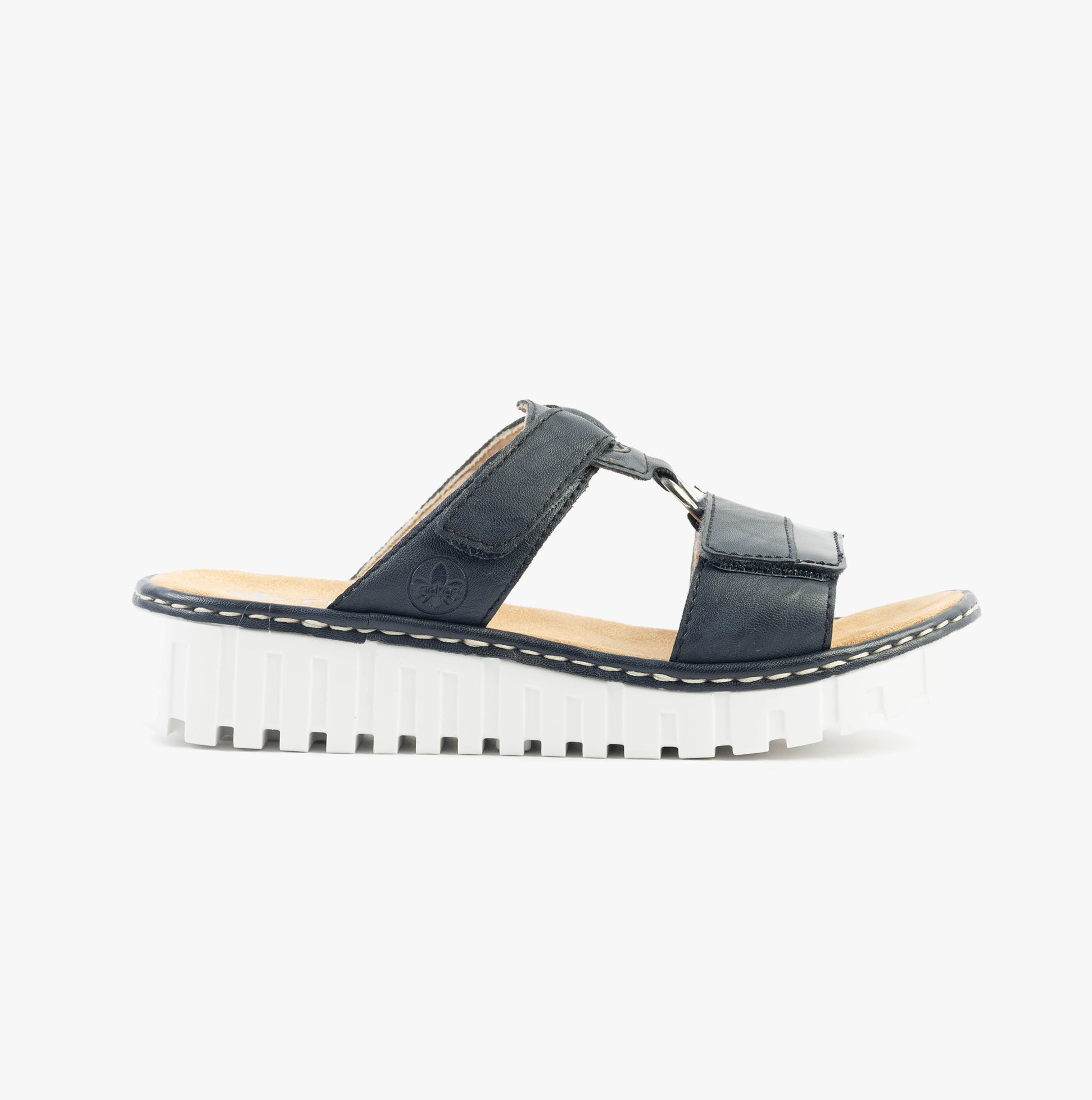 Rieker V1396-14 Womens Sandals Blue