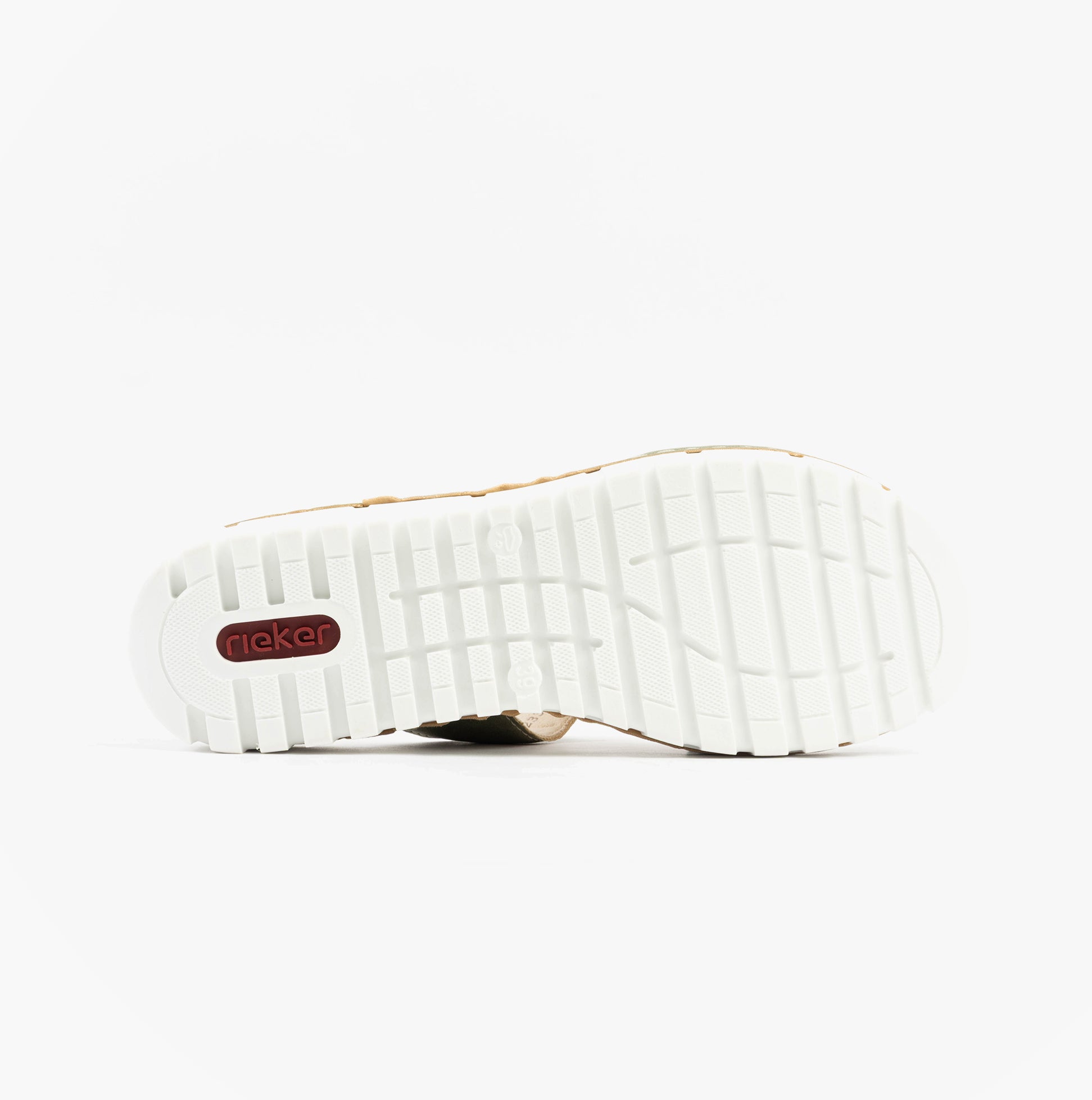 Rieker V1396-52 Womens Sandals Green Combination