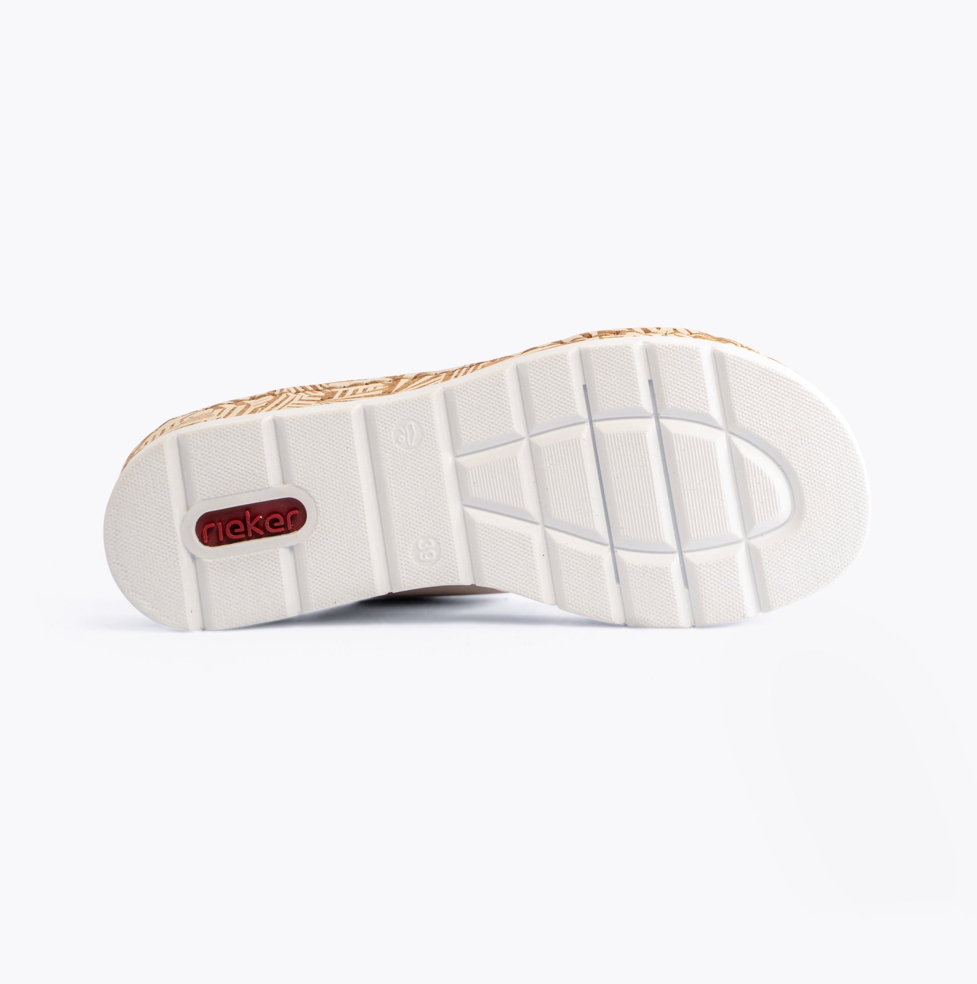 Rieker V3950-61 Womens Sandals Beige