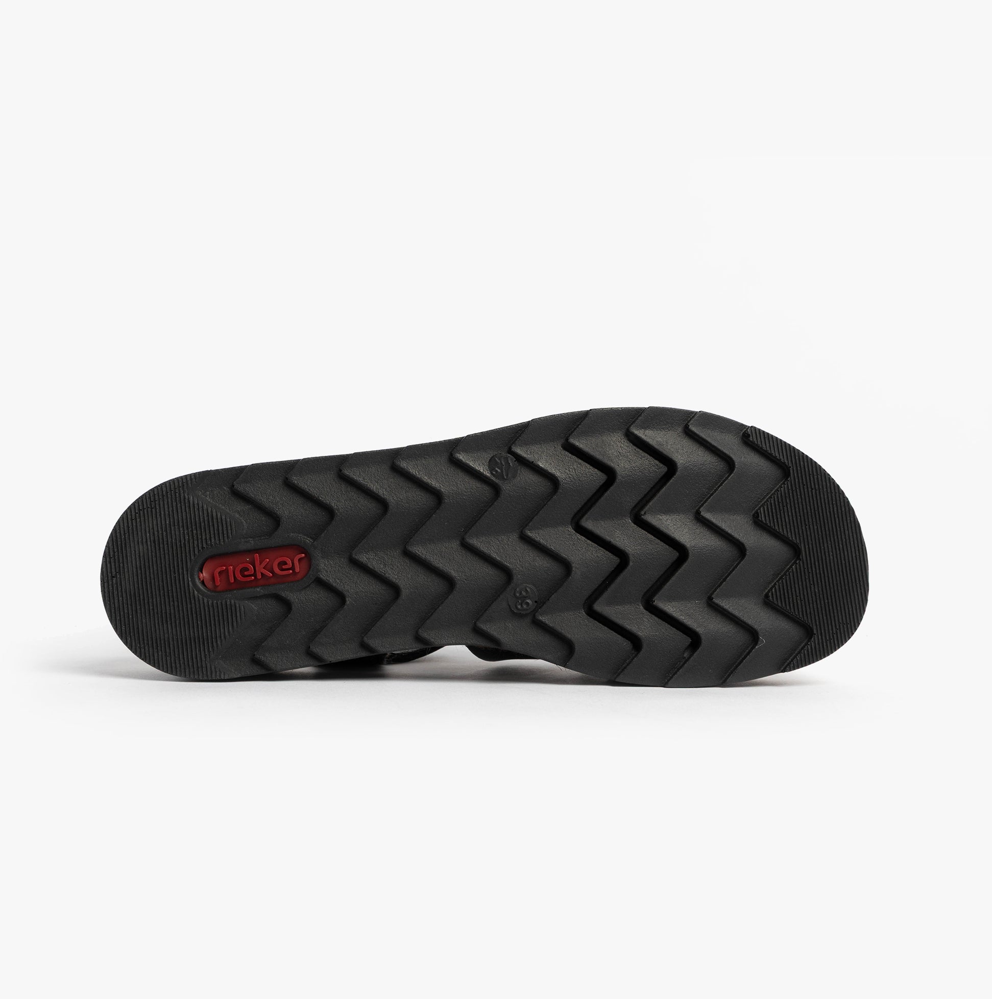 Rieker V7904-00 Womens Sandals Black