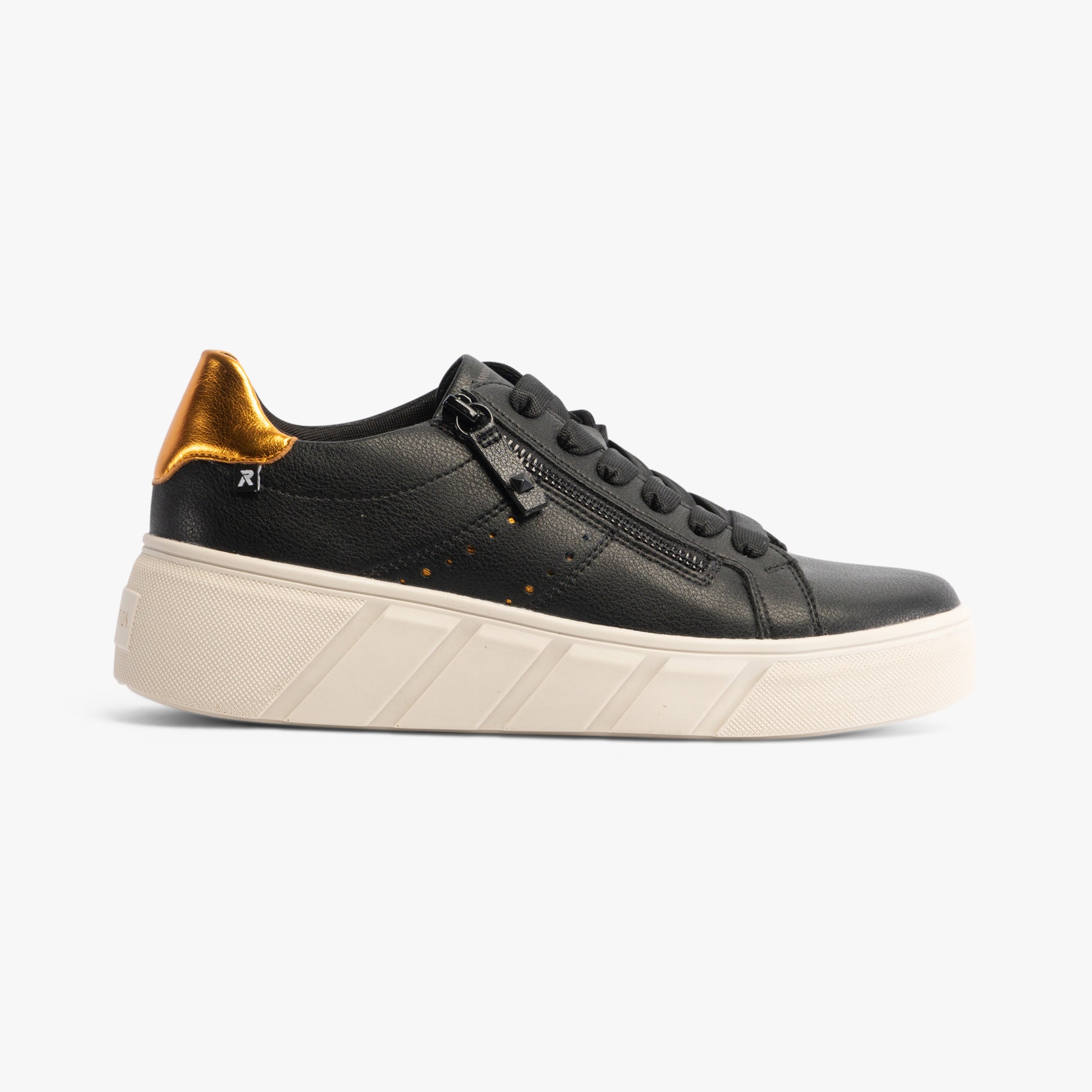 Rieker W0505-01 Womens Shoes Black