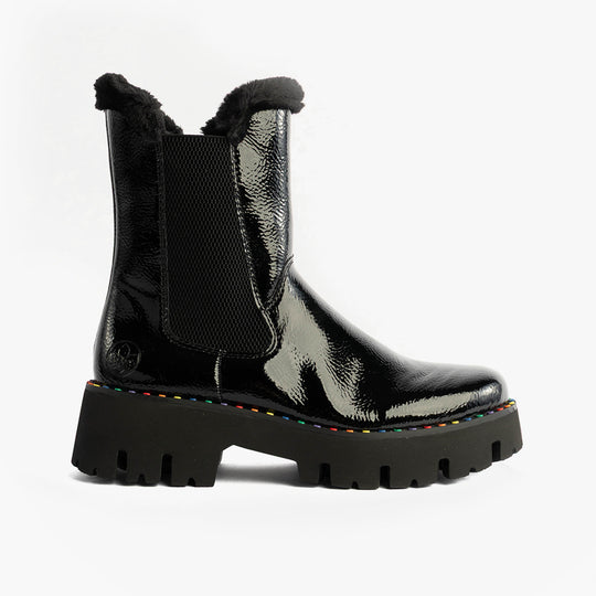 Rieker Y3350 Womens Chelsea Boots Black