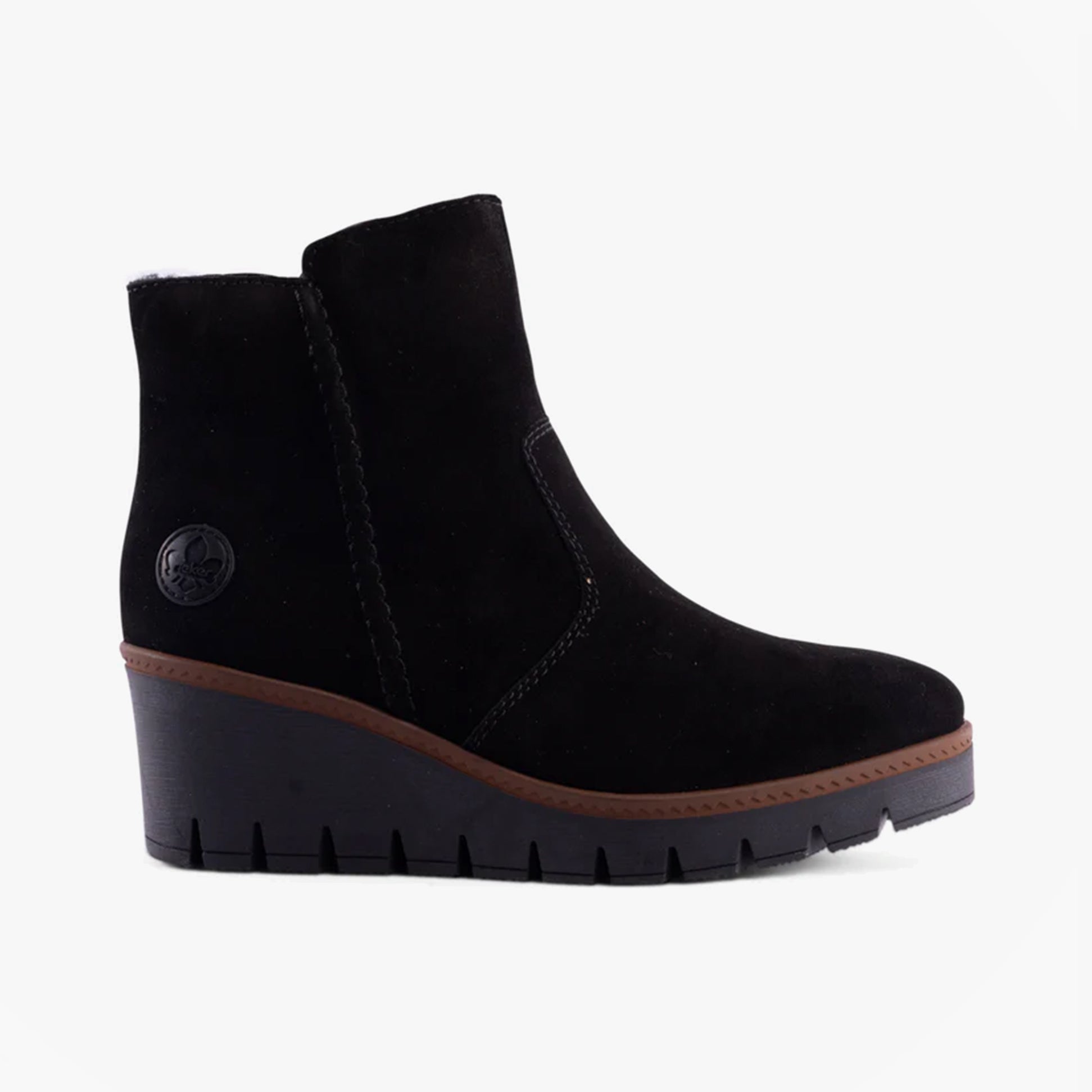 Rieker Y5065-00 Womens Boots Black