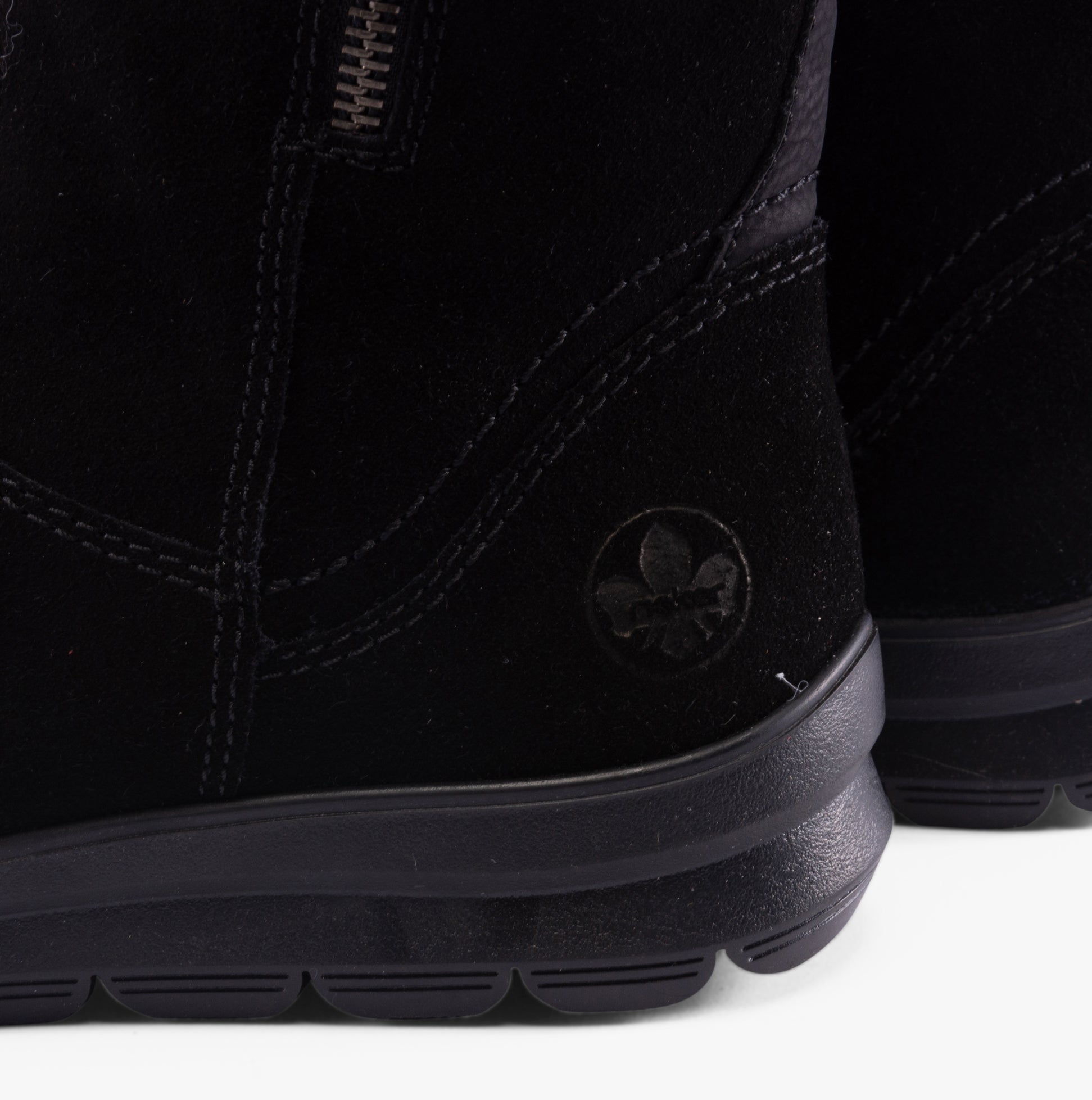Rieker Z0053-00 Womens Boots Black