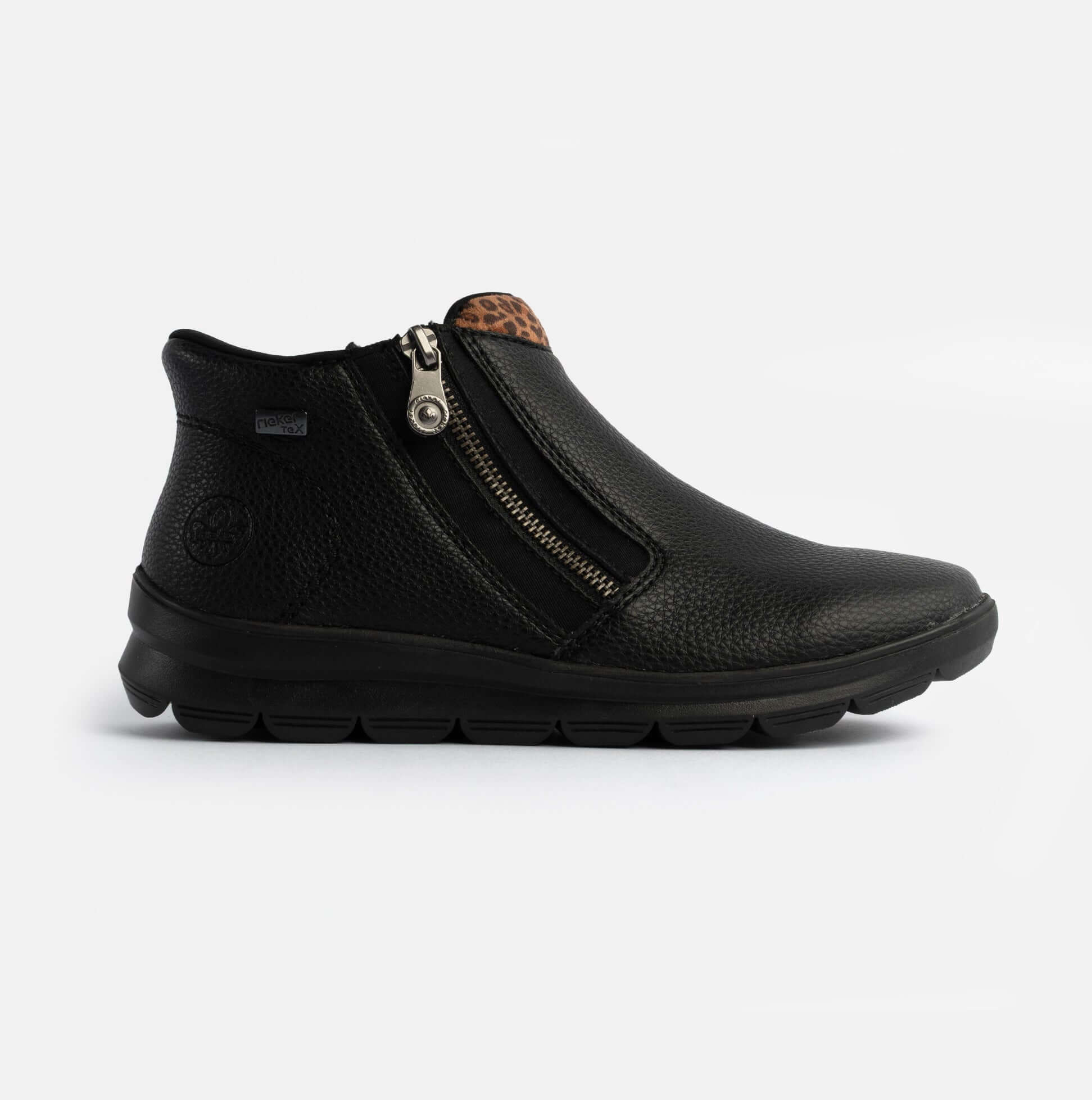 Rieker Z0059-00 Womens Boots Black