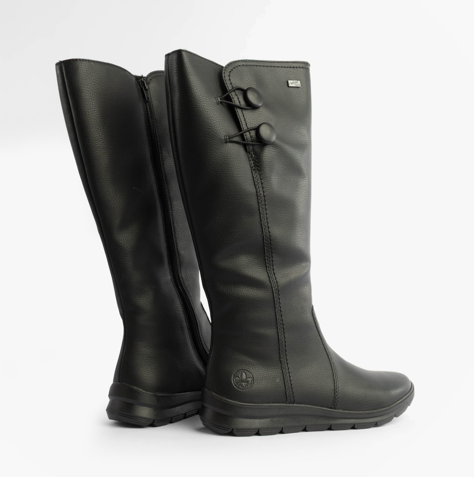 Rieker Z0090-00 Womens Boots Black