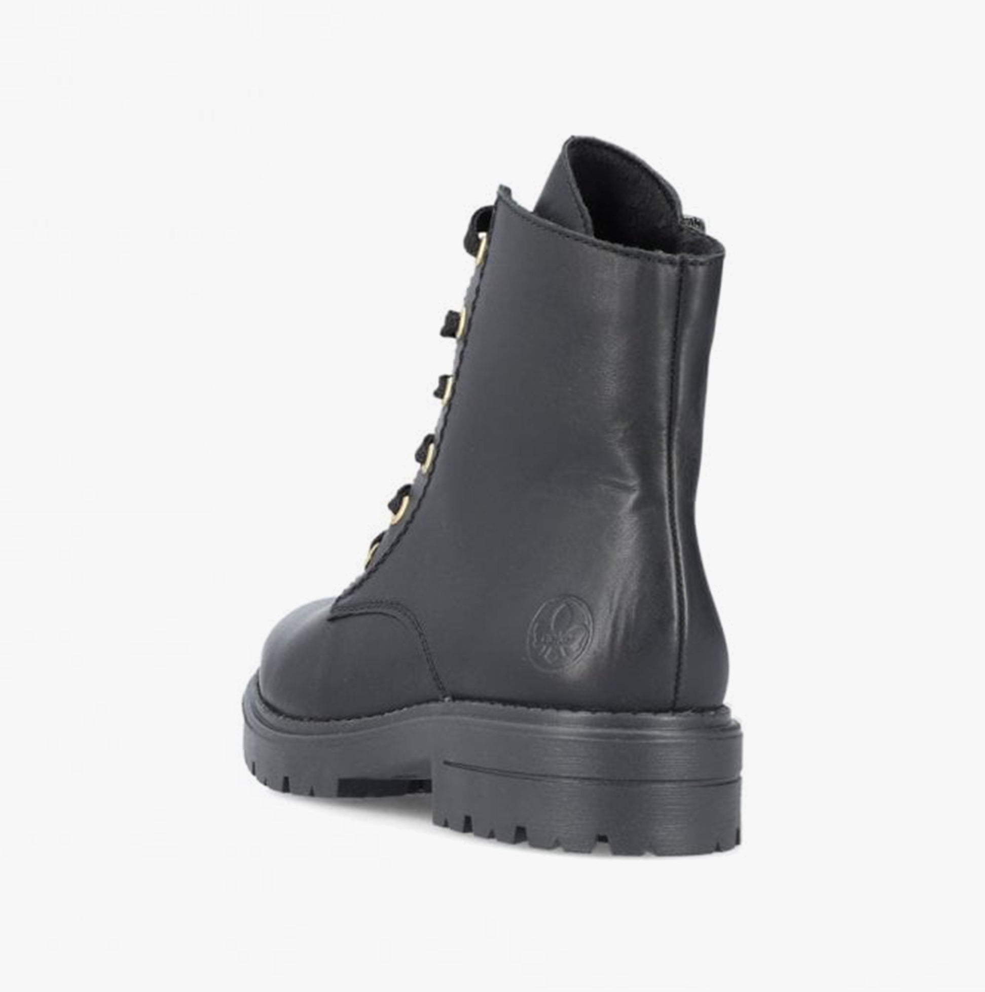Rieker Z2841-00 Womens Leather Boots Black