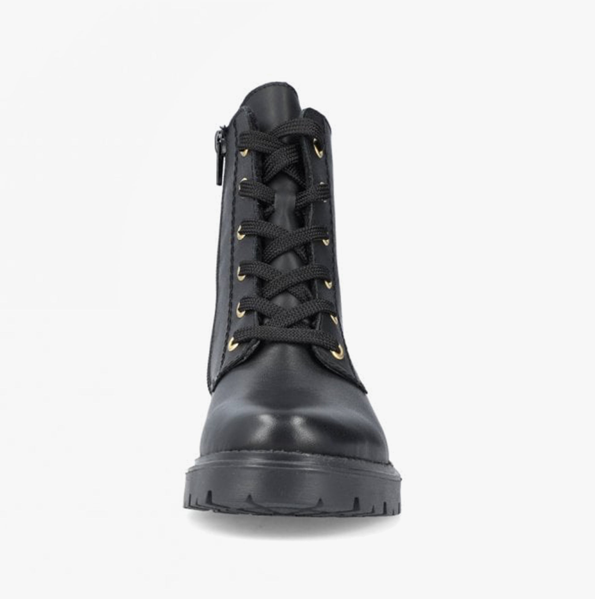 Rieker Z2841-00 Womens Leather Boots Black