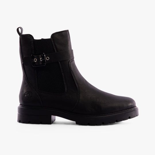 Rieker Z2856 Womens Ankle Boots Black
