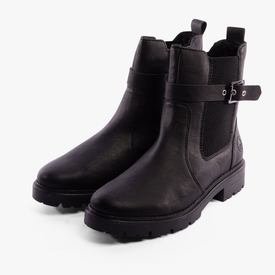 Rieker Z2856 Womens Ankle Boots Black