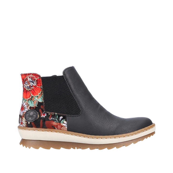 Rieker Z8689 Womens Ankle Boots Red