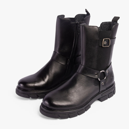 Rieker Z9177 Womens Chelsea Boots Black