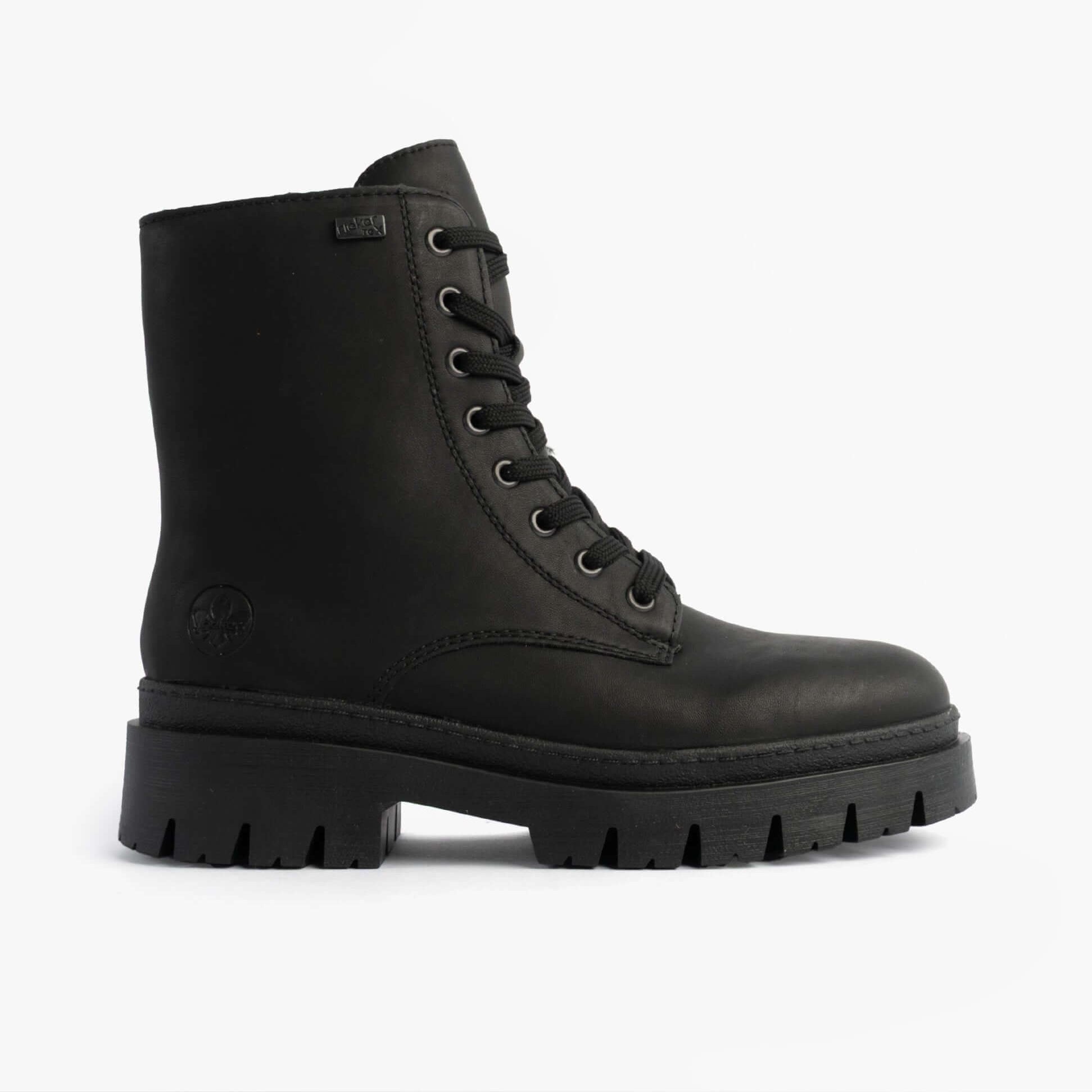 Rieker Z9447-00 Womens Boots Black