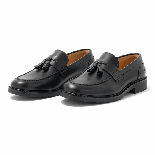 Roamers M059 Mens Loafer Shoes Black