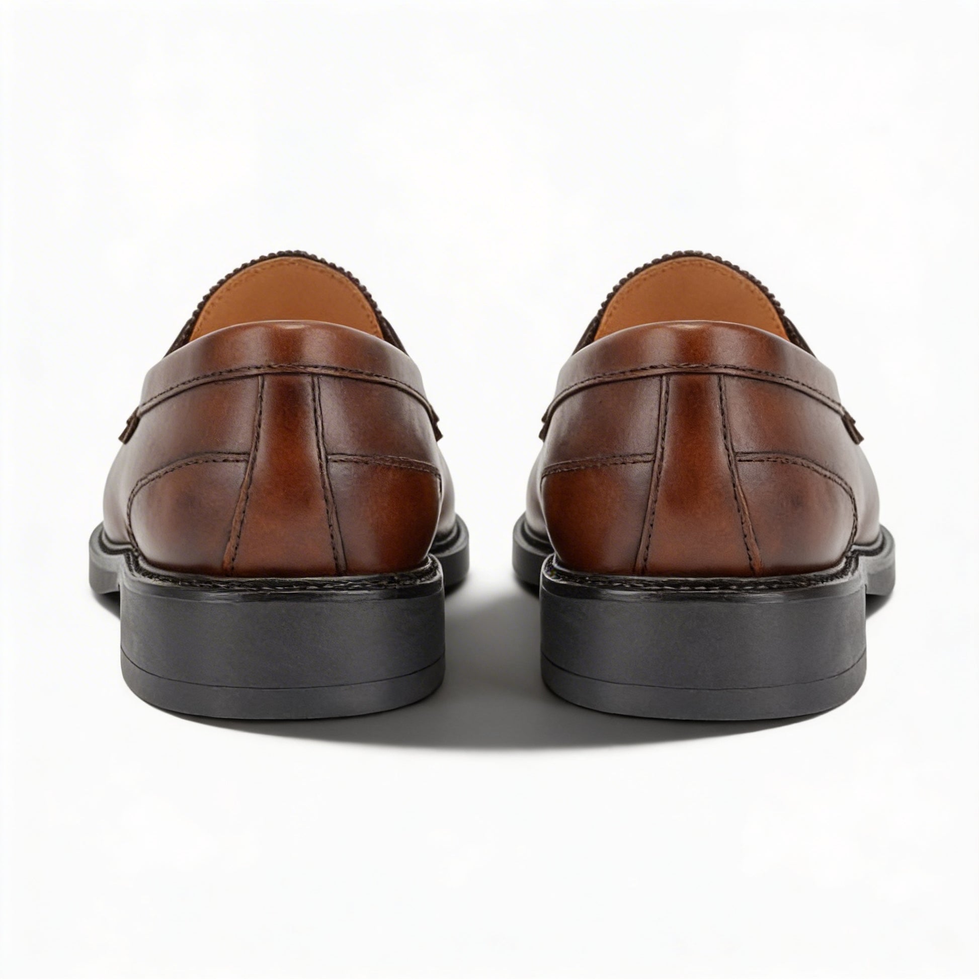 Roamers M059 Mens Loafer Shoes Mid Brown