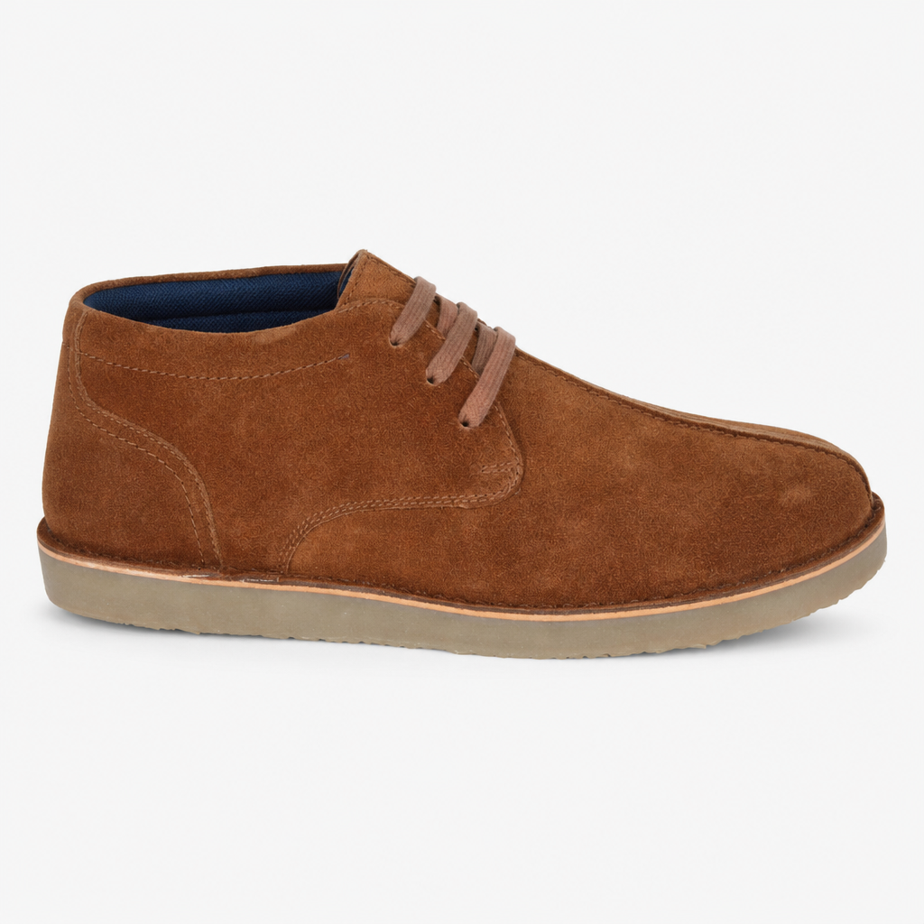 Roamers STANLEY Mens Desert Boots Tan