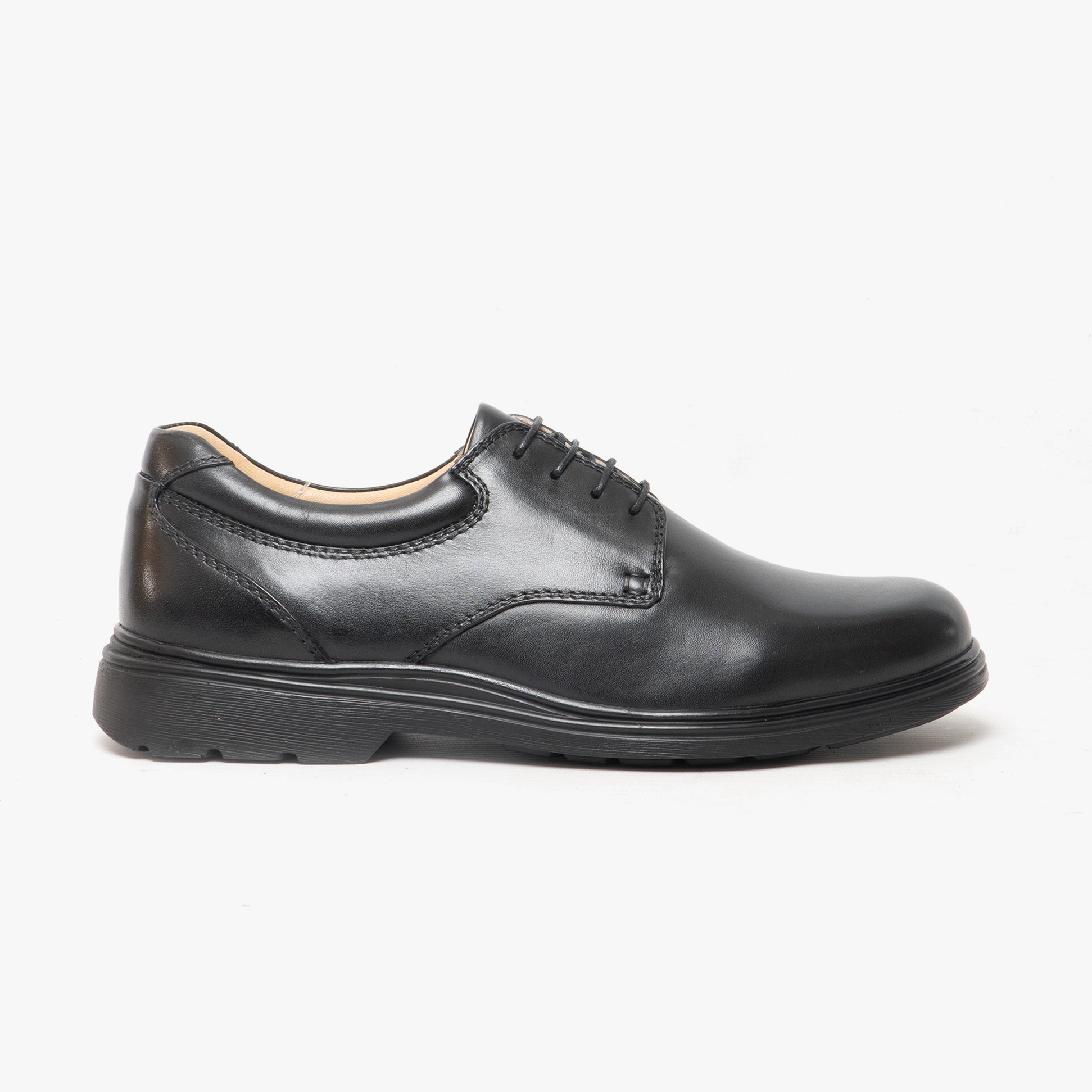 Roamers DENNIS Mens Extra Wide Fit Shoes Black