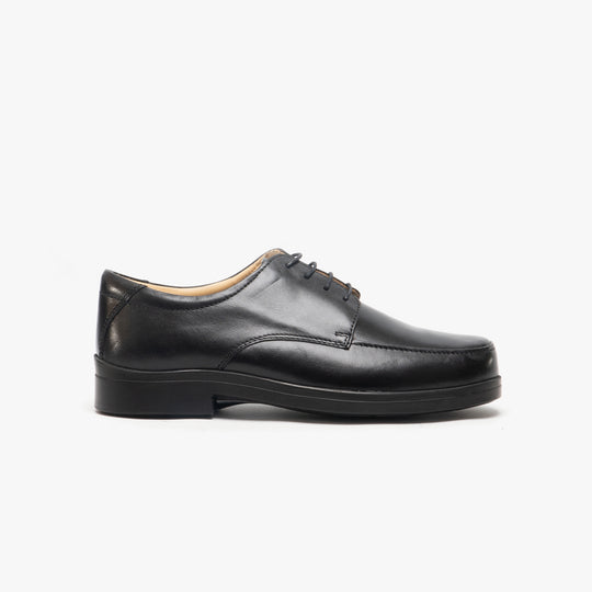 Roamers PETER Mens Lace-up Light XXX Extra Wide Shoes Black