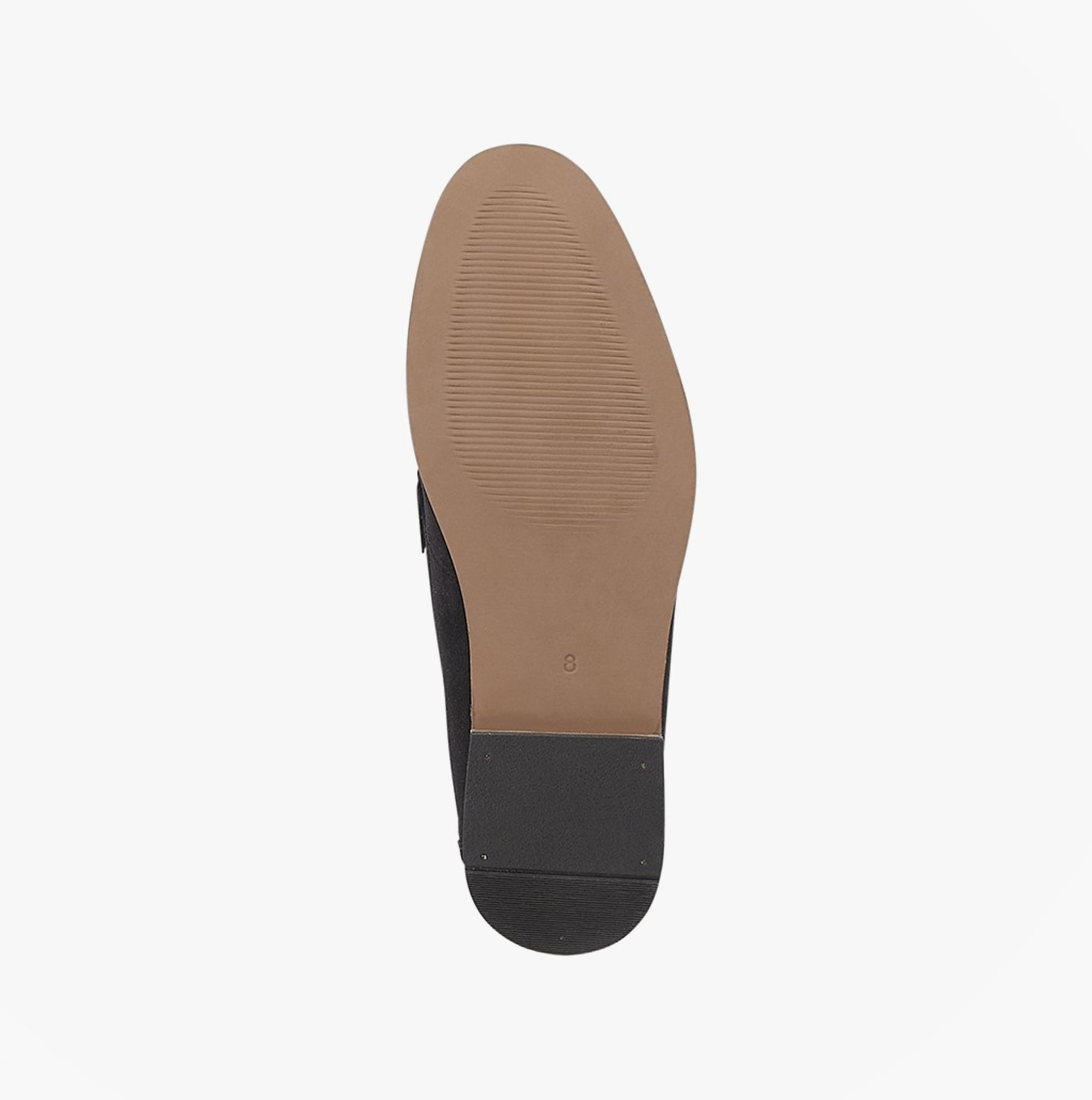 Roamers M595AS Mens Casual Suede Slip-On Loafers Black